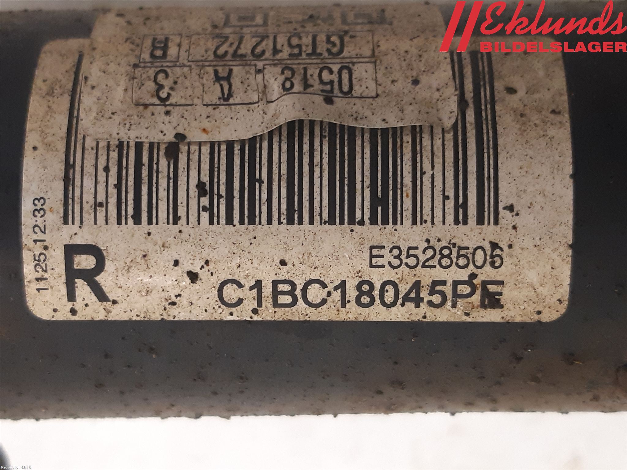 Ford FIESTA 13-17 Fjäderben Fram Höger