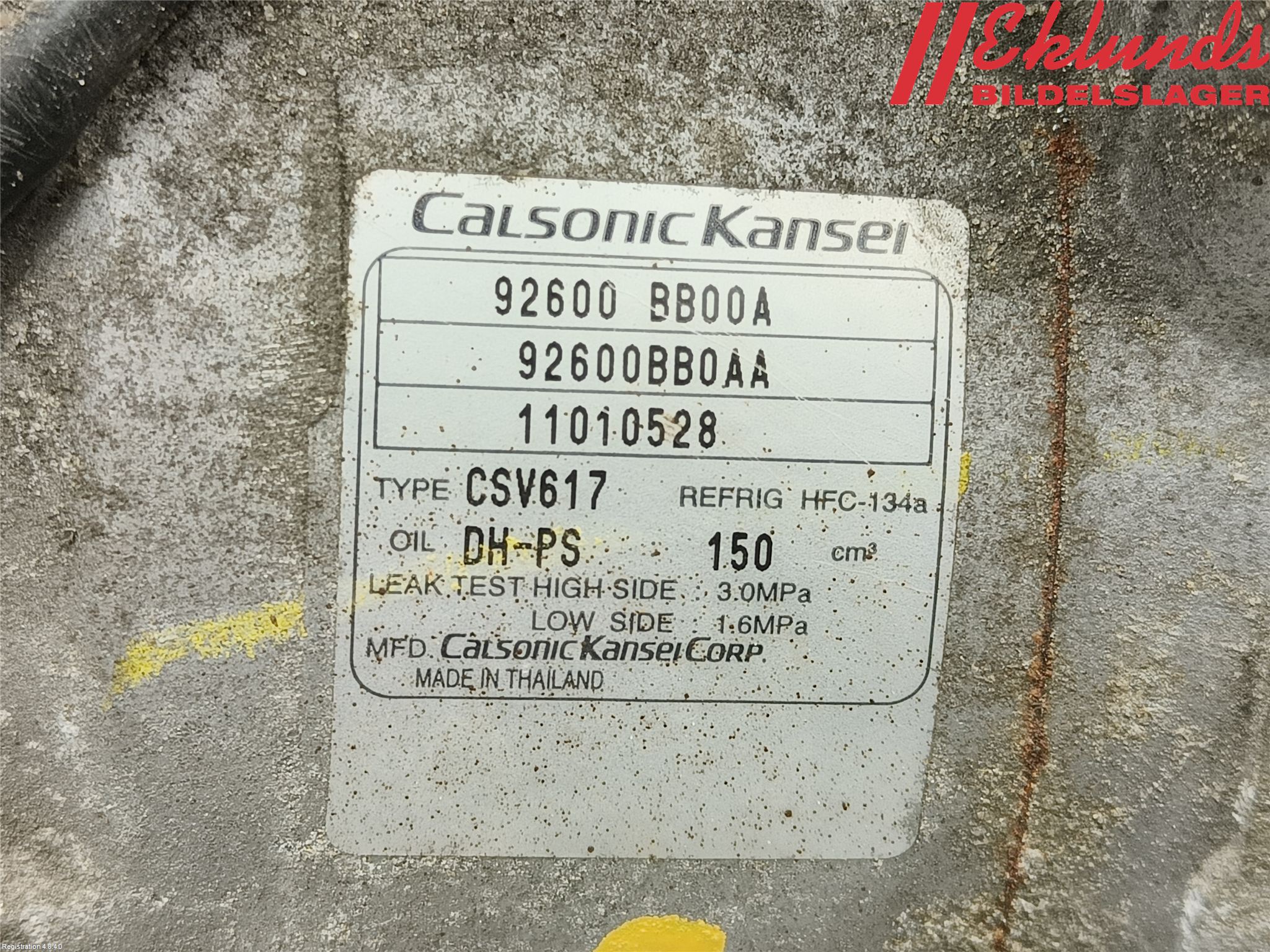 Nissan QASHQAI 10-14 Ac Kompressor