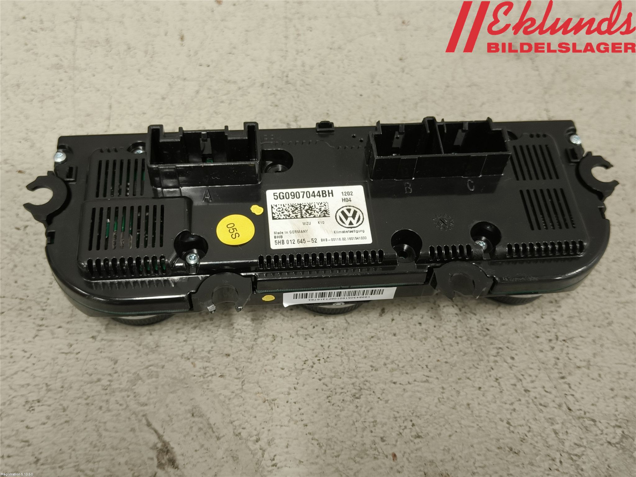 Volkswagen VW PASSAT 15-19 Ac Styrenhet Ac Manöveren