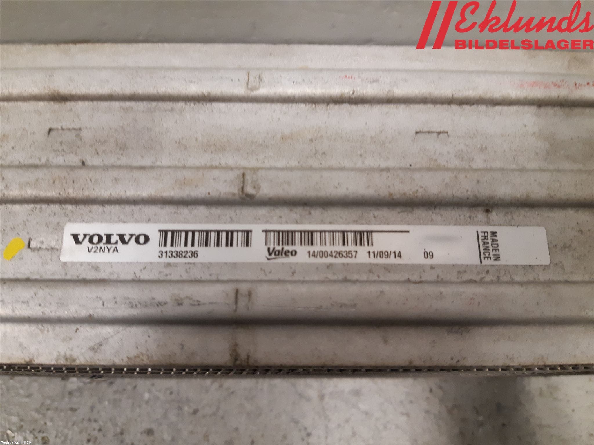 Volvo V70 14-16 Laddluft-Intercooler Kyl