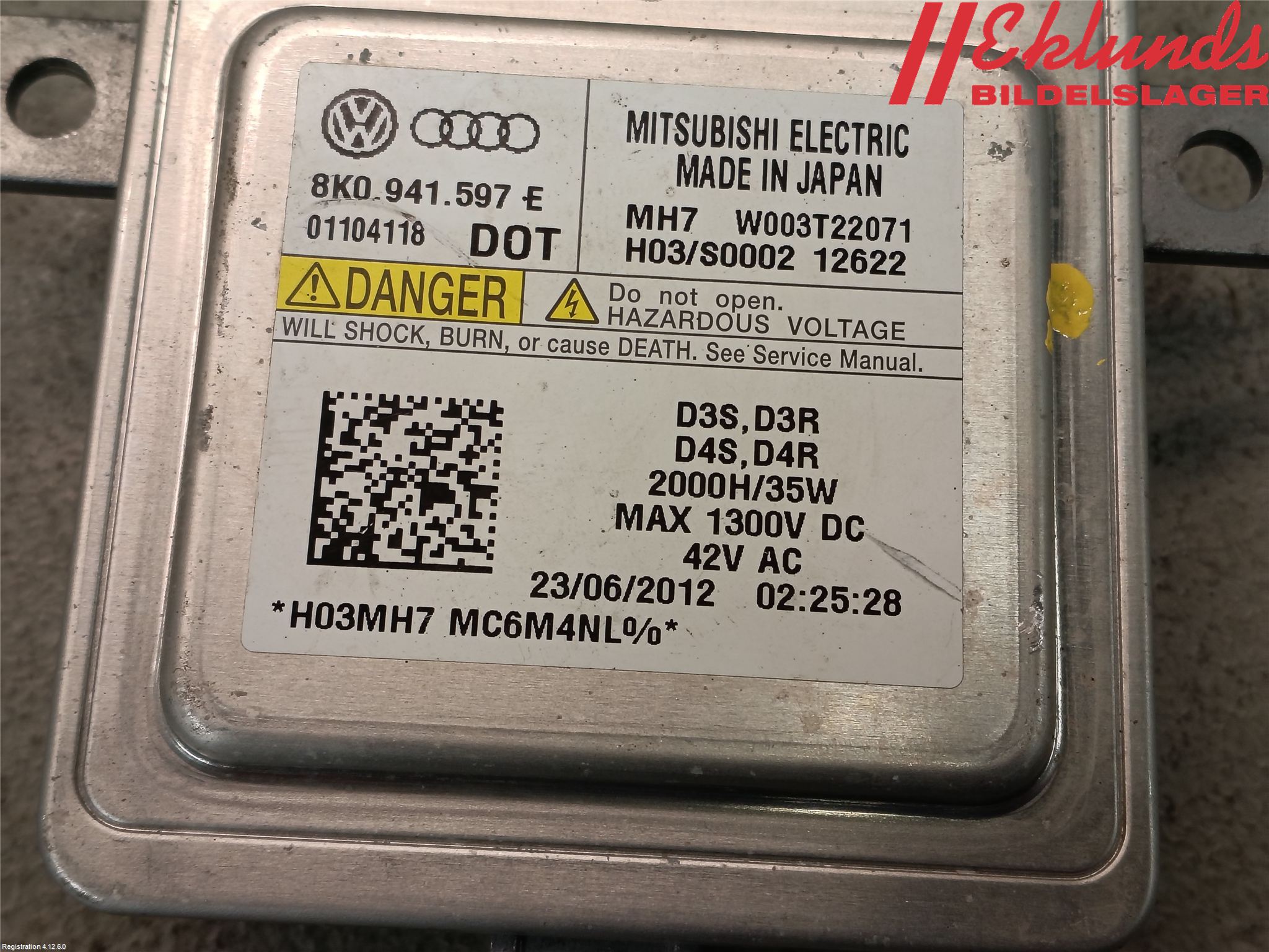Audi A6 ALLROAD 12-18 Styrenhet Strålkastare