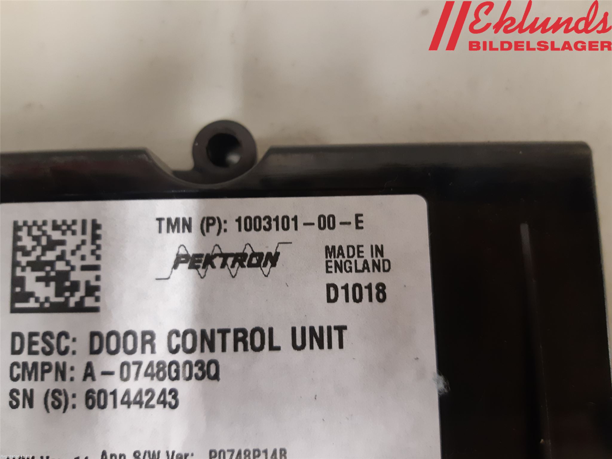 Tesla MODEL S 13- Styrenhet Övrigt