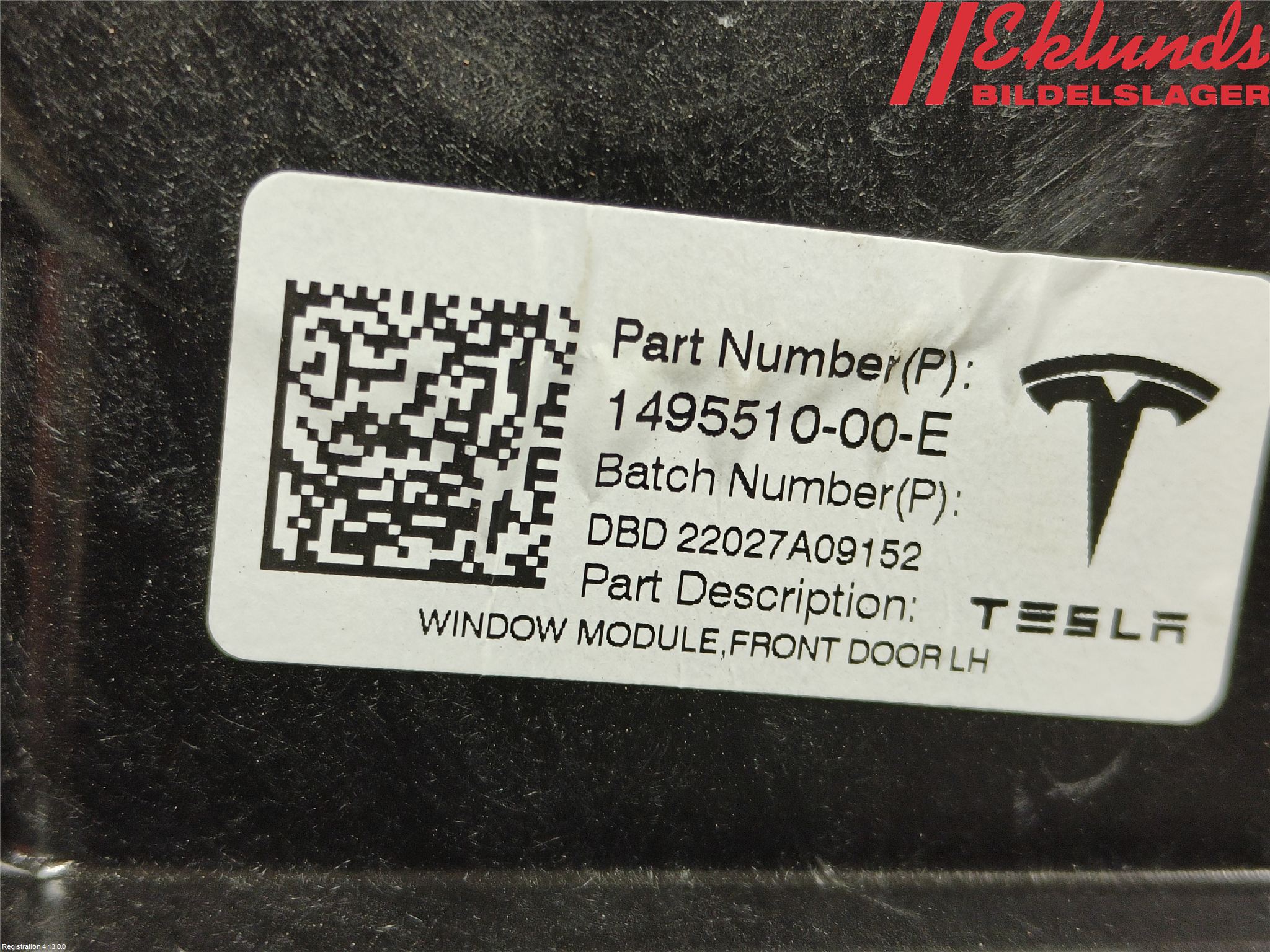 Tesla MODEL Y 21- Fönsterhiss El Kompl