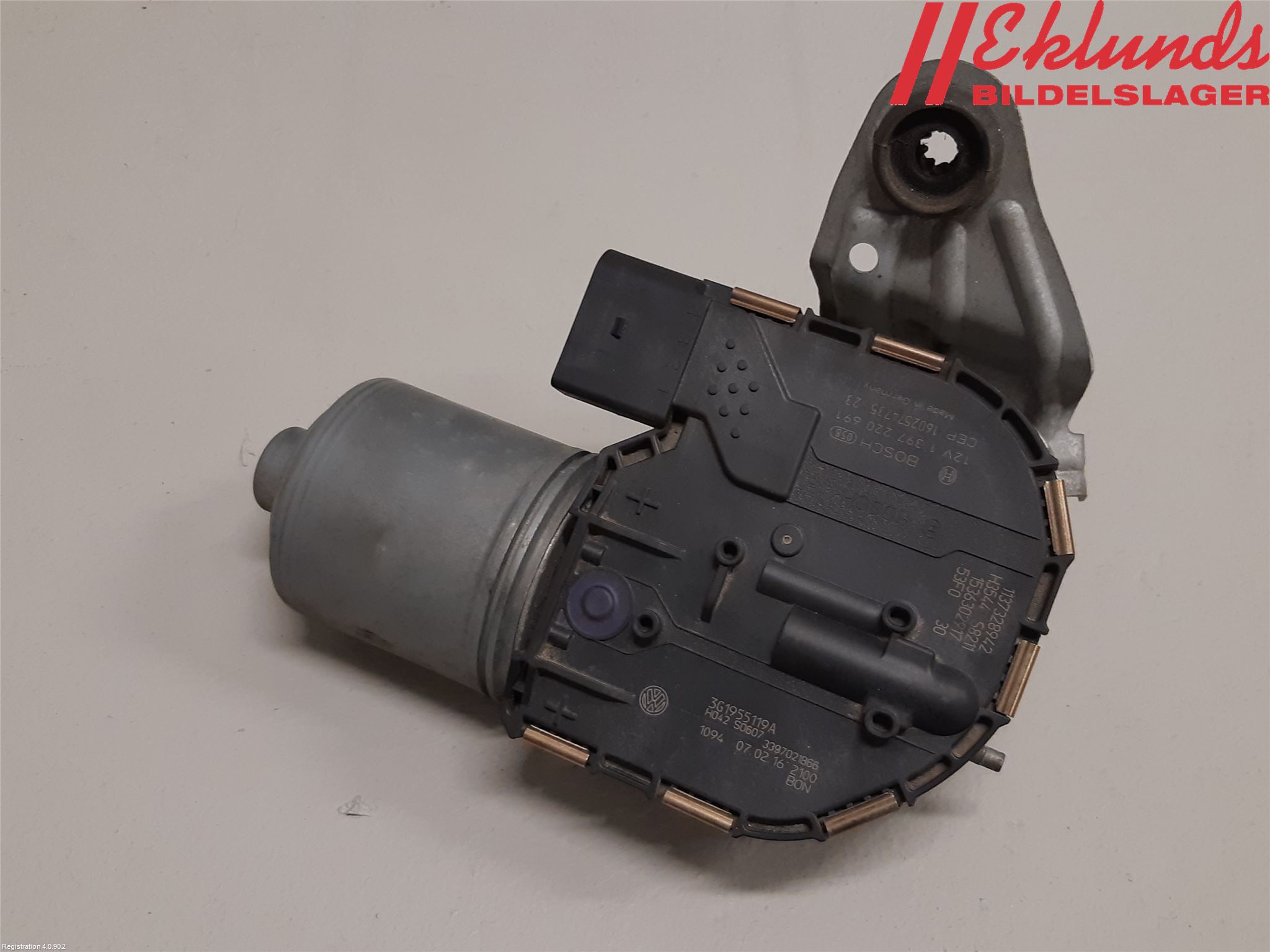 Volkswagen VW PASSAT 15-19 Torkarmotor Vindruta