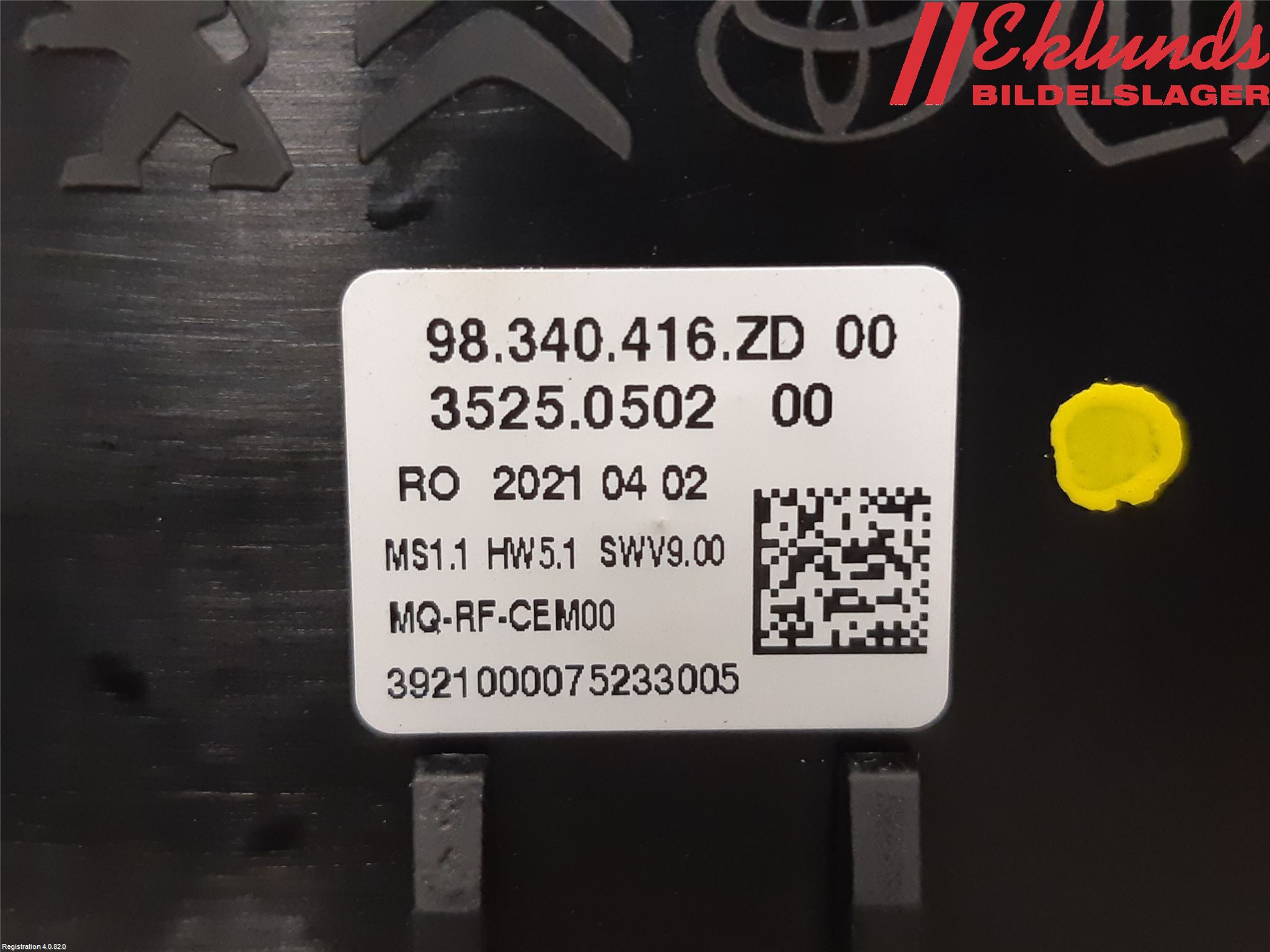 Peugeot EXPERT/E-EXPERT 17- Ac Styrenhet Ac Manöveren