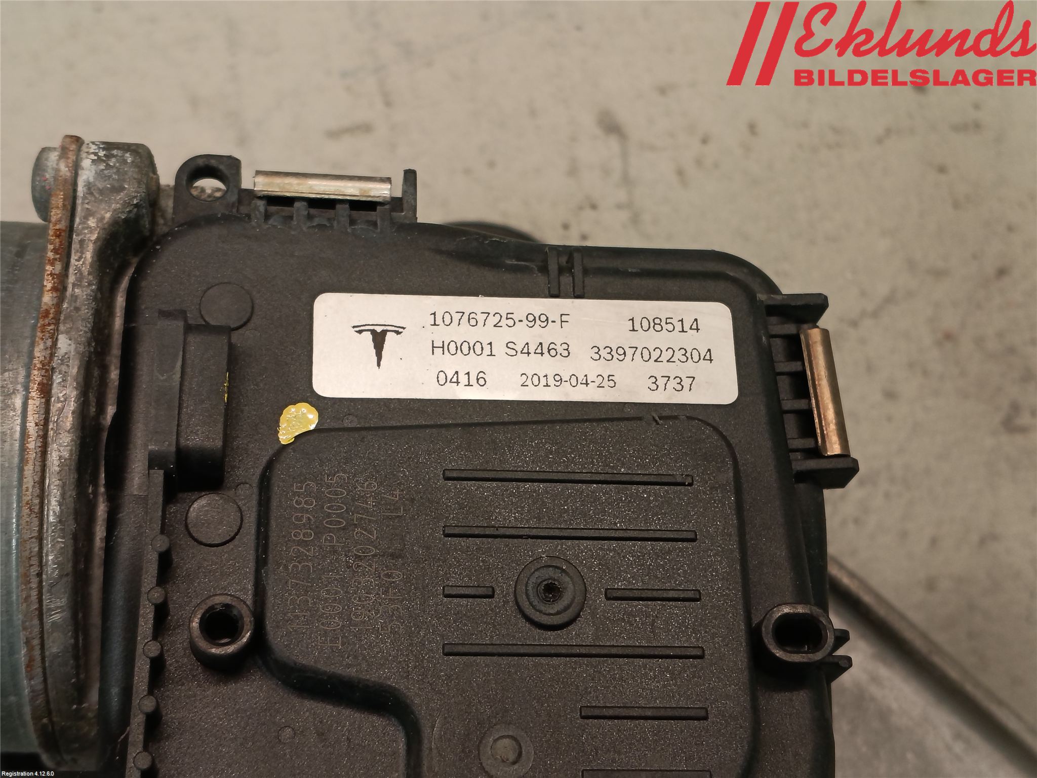 Tesla MODEL 3 17- Torkarmotor Vindruta