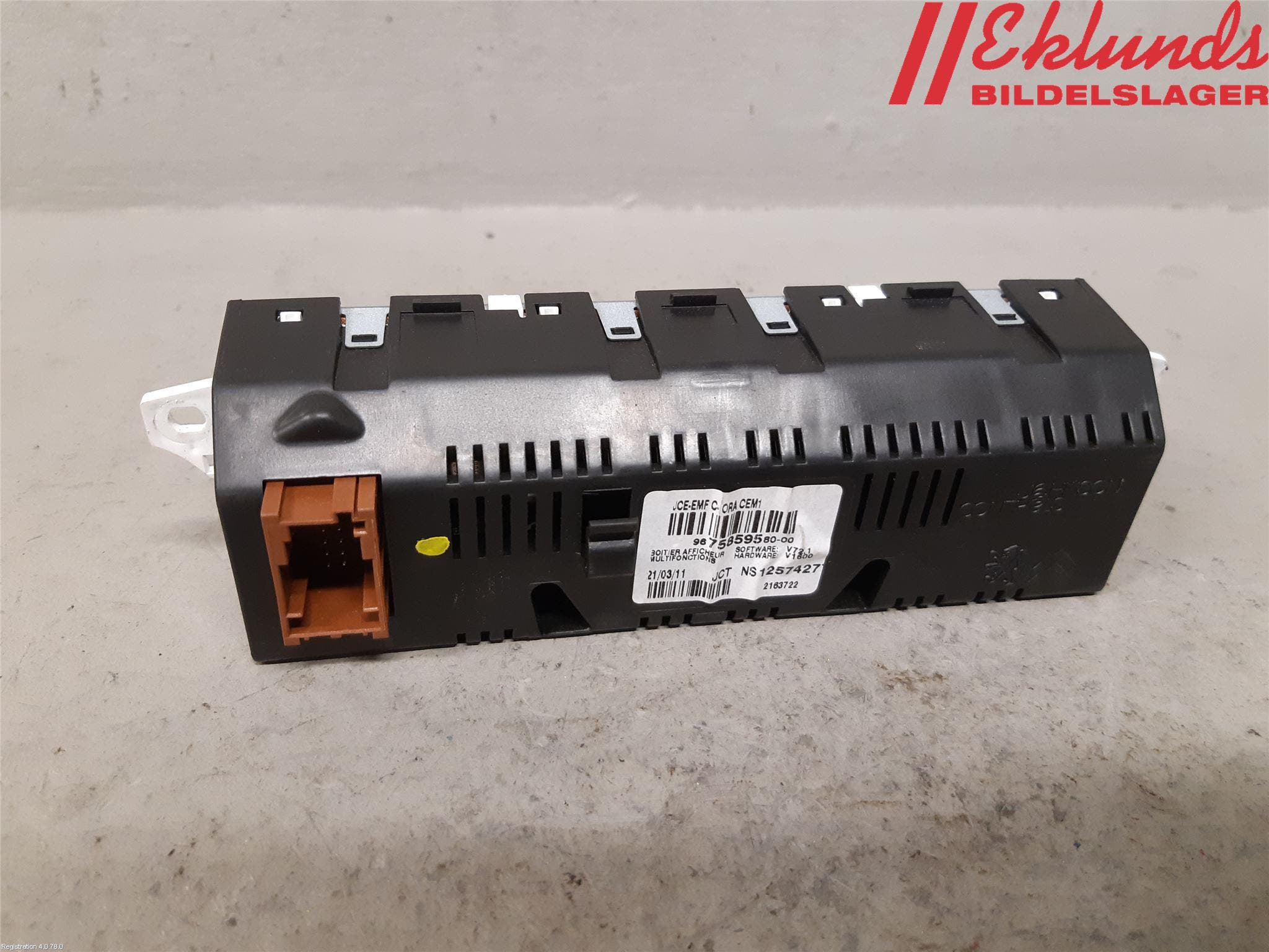 Peugeot 207 Färddator