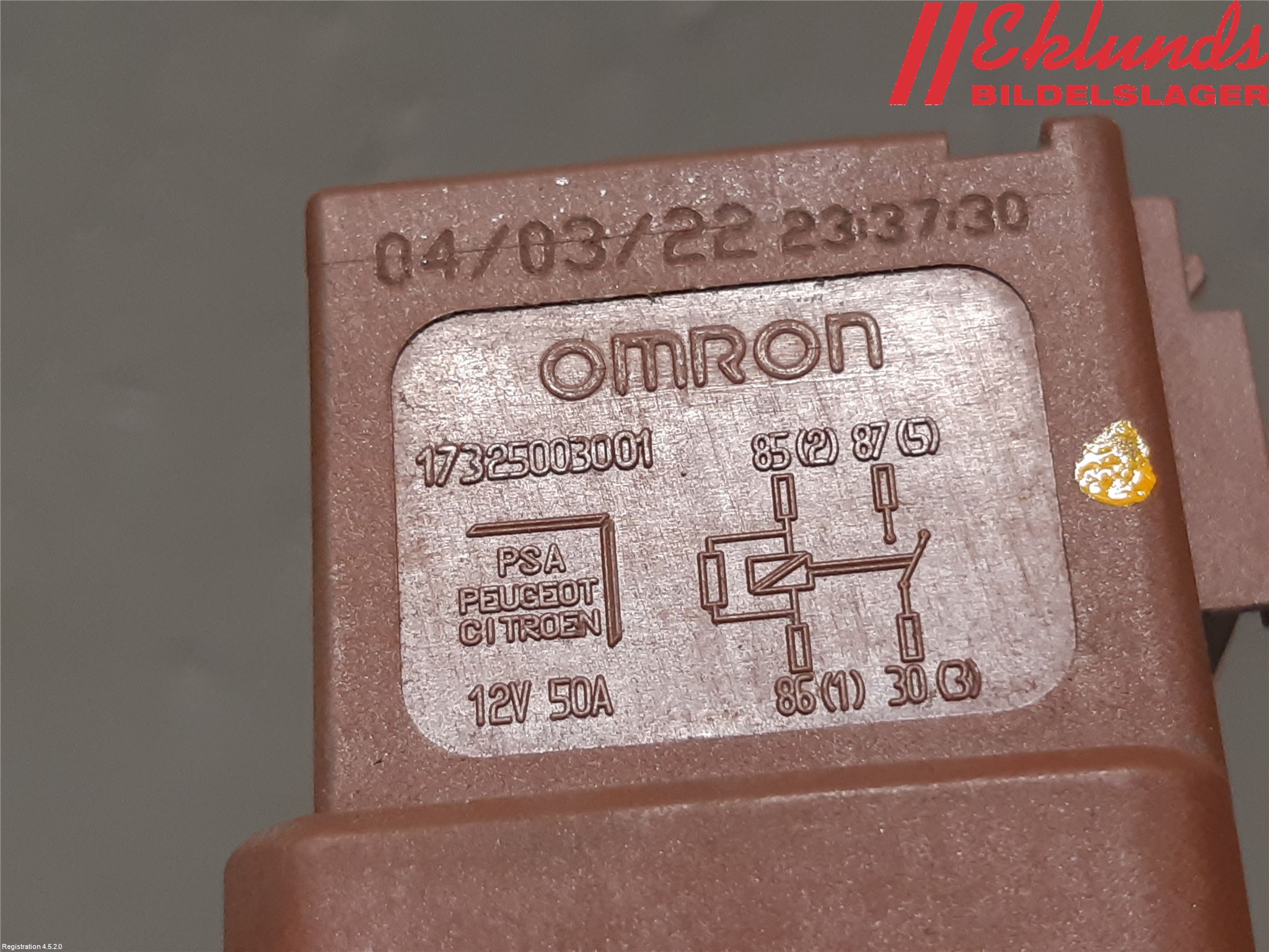 Peugeot PARTNER/E-PARTNER 19- Relä Övrigt