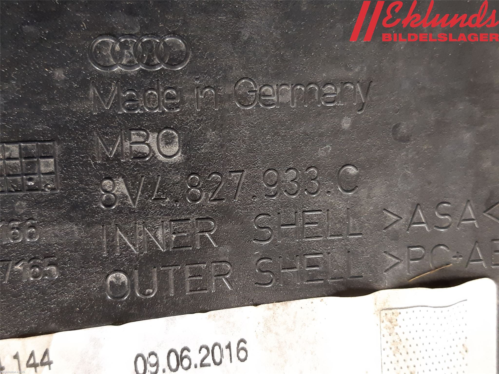 Audi A3/S3 8V 13-20 Spoiler Baklucka