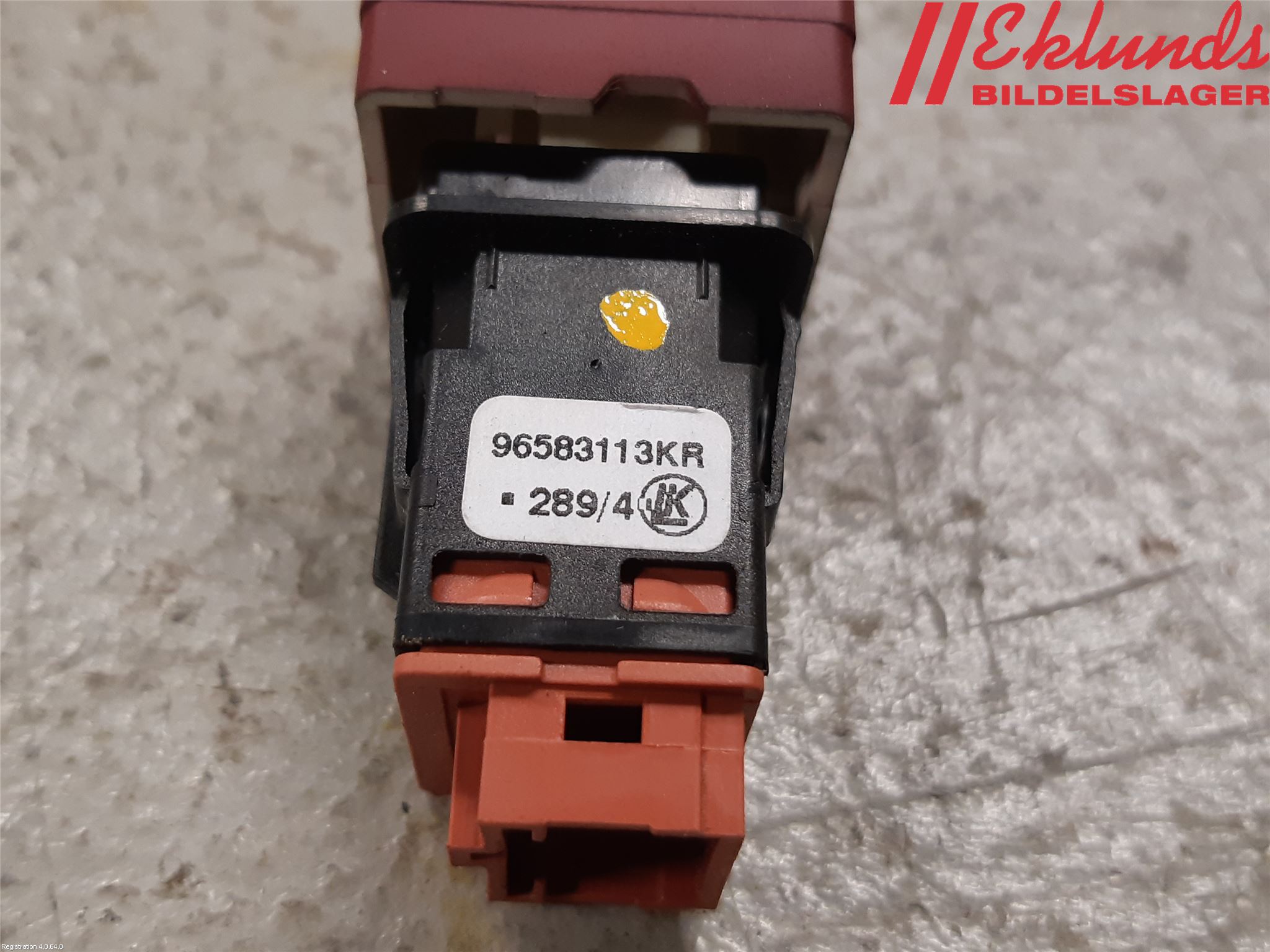 Peugeot PARTNER 08-15 Strömställare Varnings