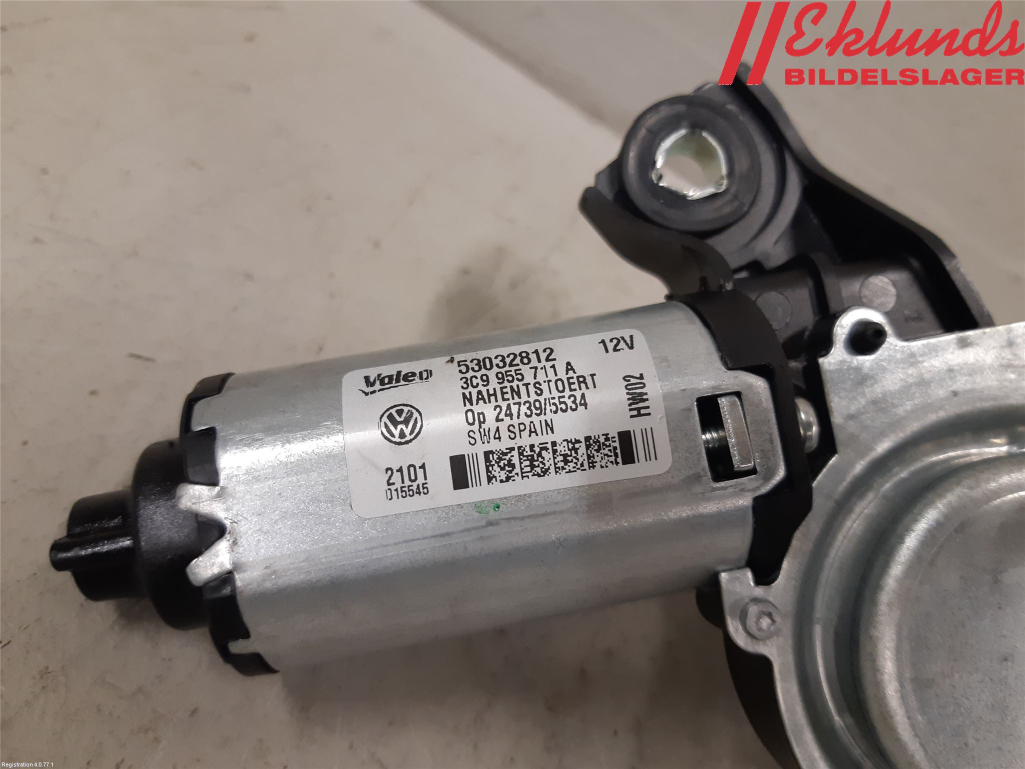 Volkswagen VW PASSAT 11-14 Torkarmotor Baklucka