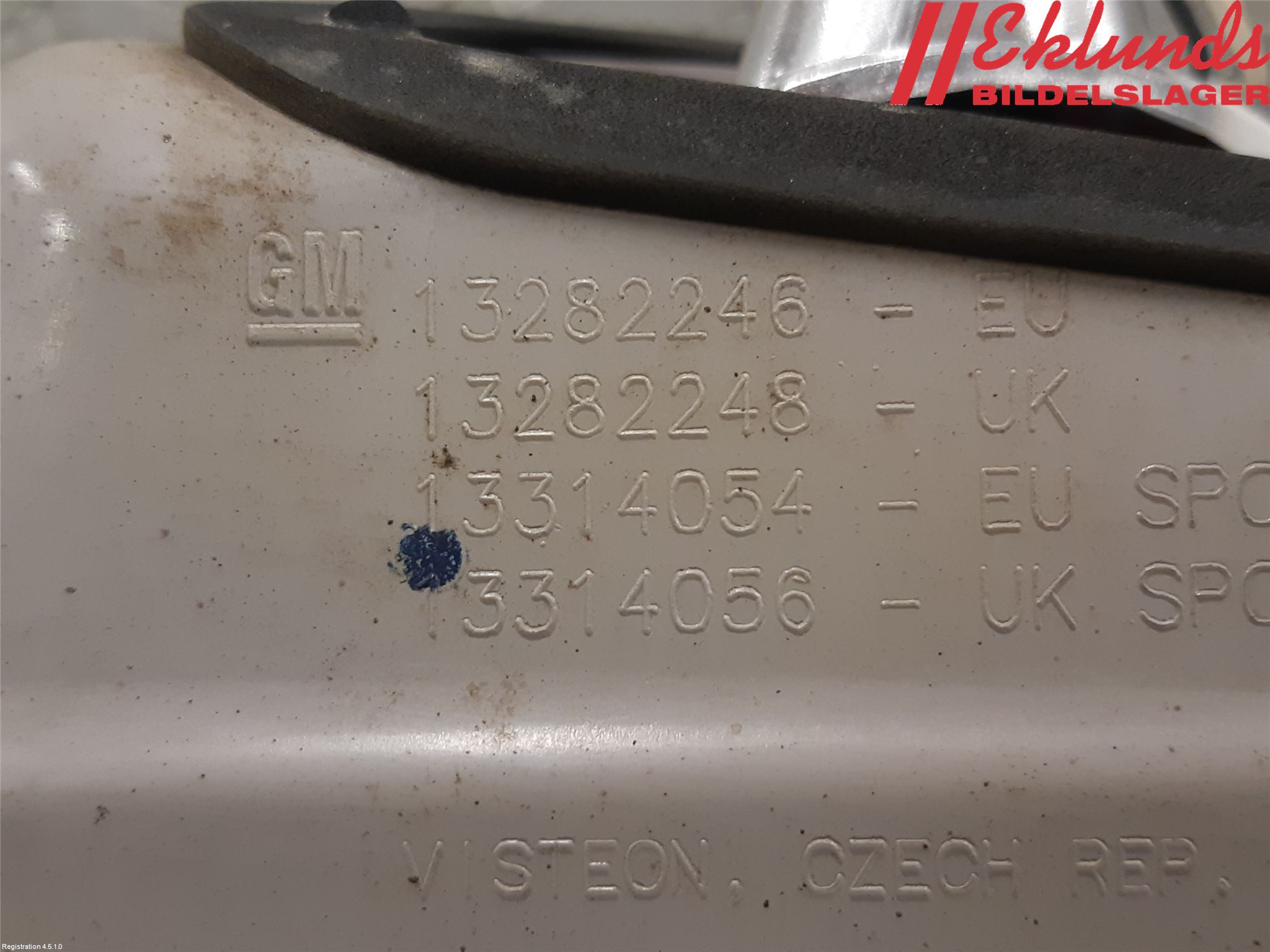 Opel ASTRA J 10-15 Bakljus Lucka Vä