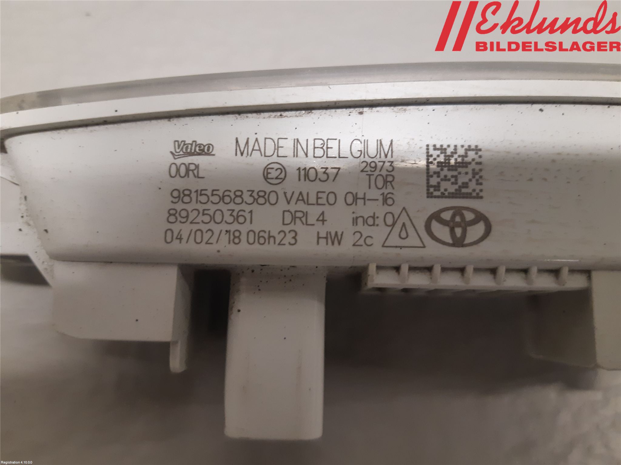 Toyota AYGO 15-21 Positionsljus Fram Hö
