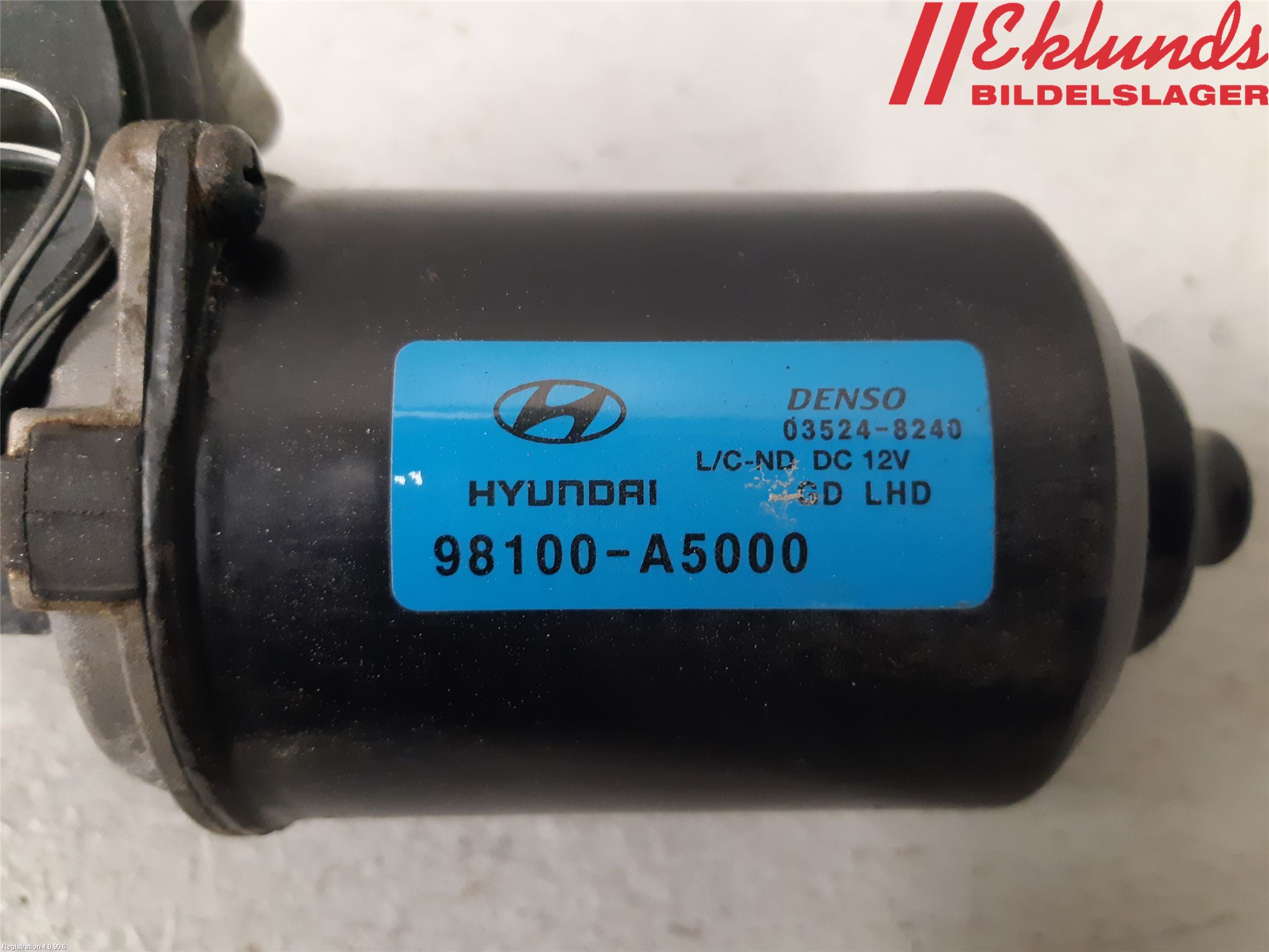 Hyundai i30 GD 13-17 Torkarmotor Vindruta
