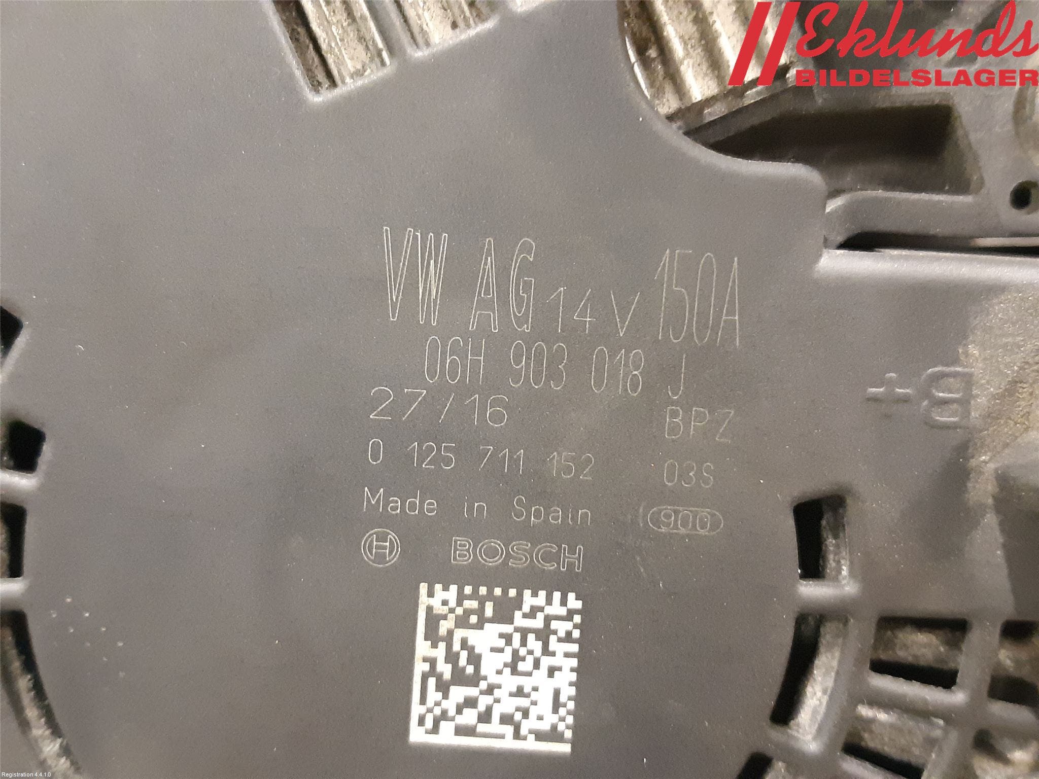 Audi A5 07-16 Generator