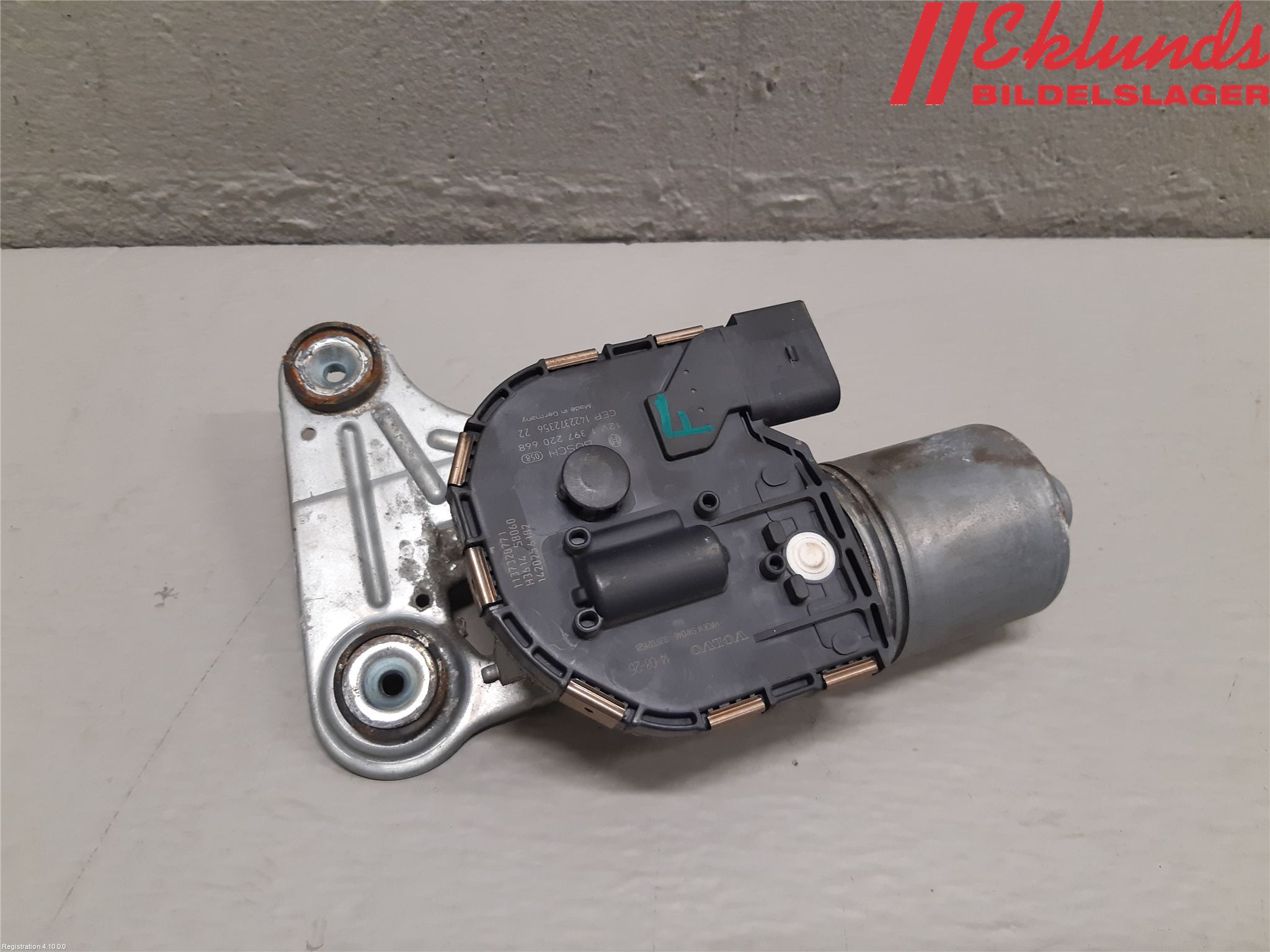 Volvo V70 14-16 Torkarmotor Vindruta