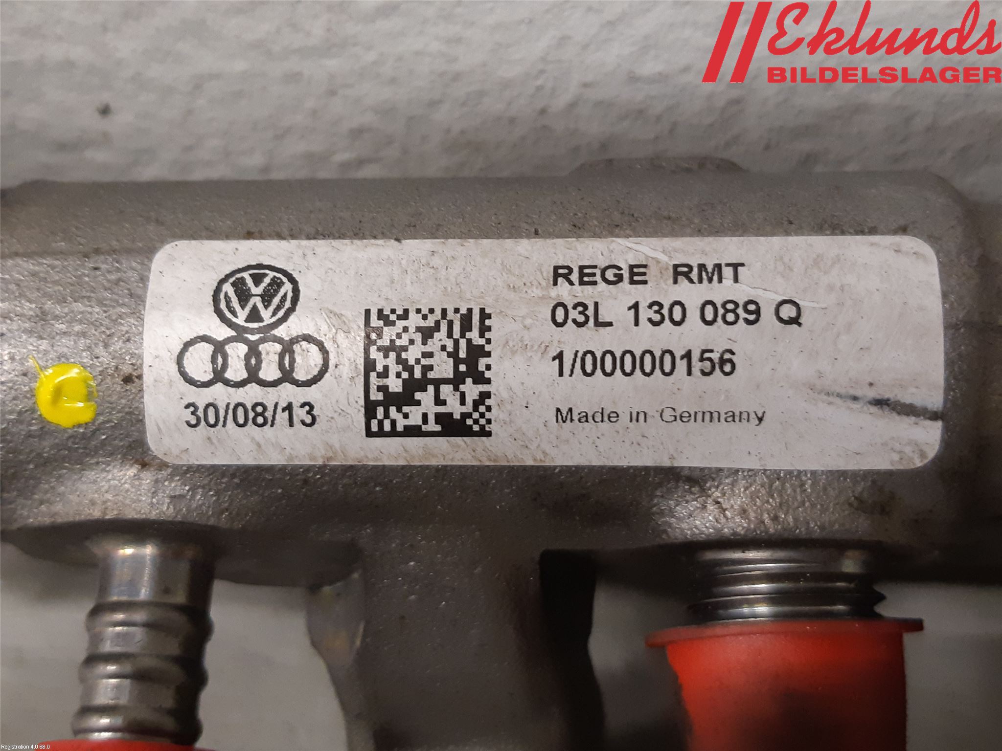 Audi A4 12-15 Injbränslefördelare