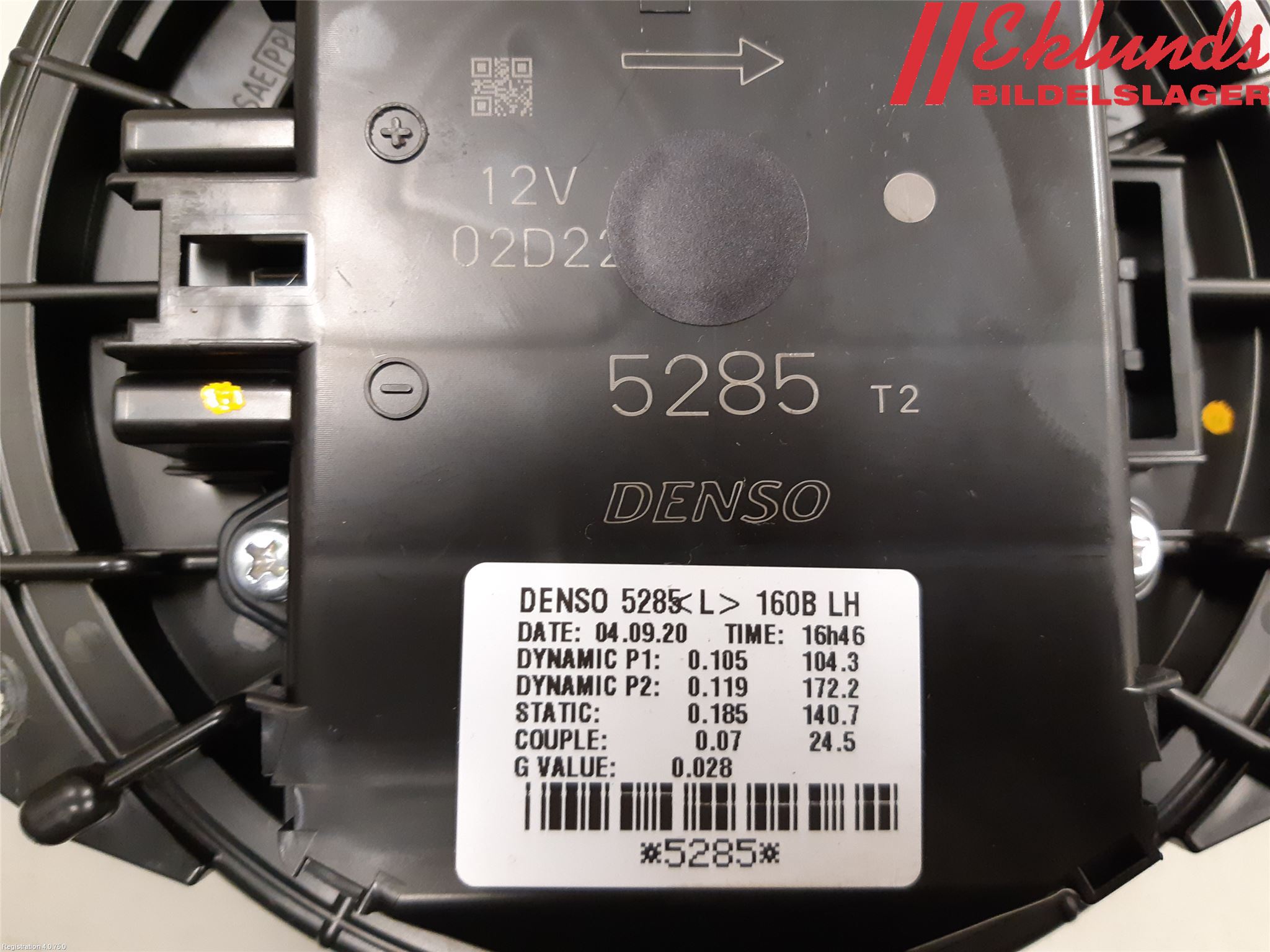 Toyota COROLLA 19- Värmefläkt