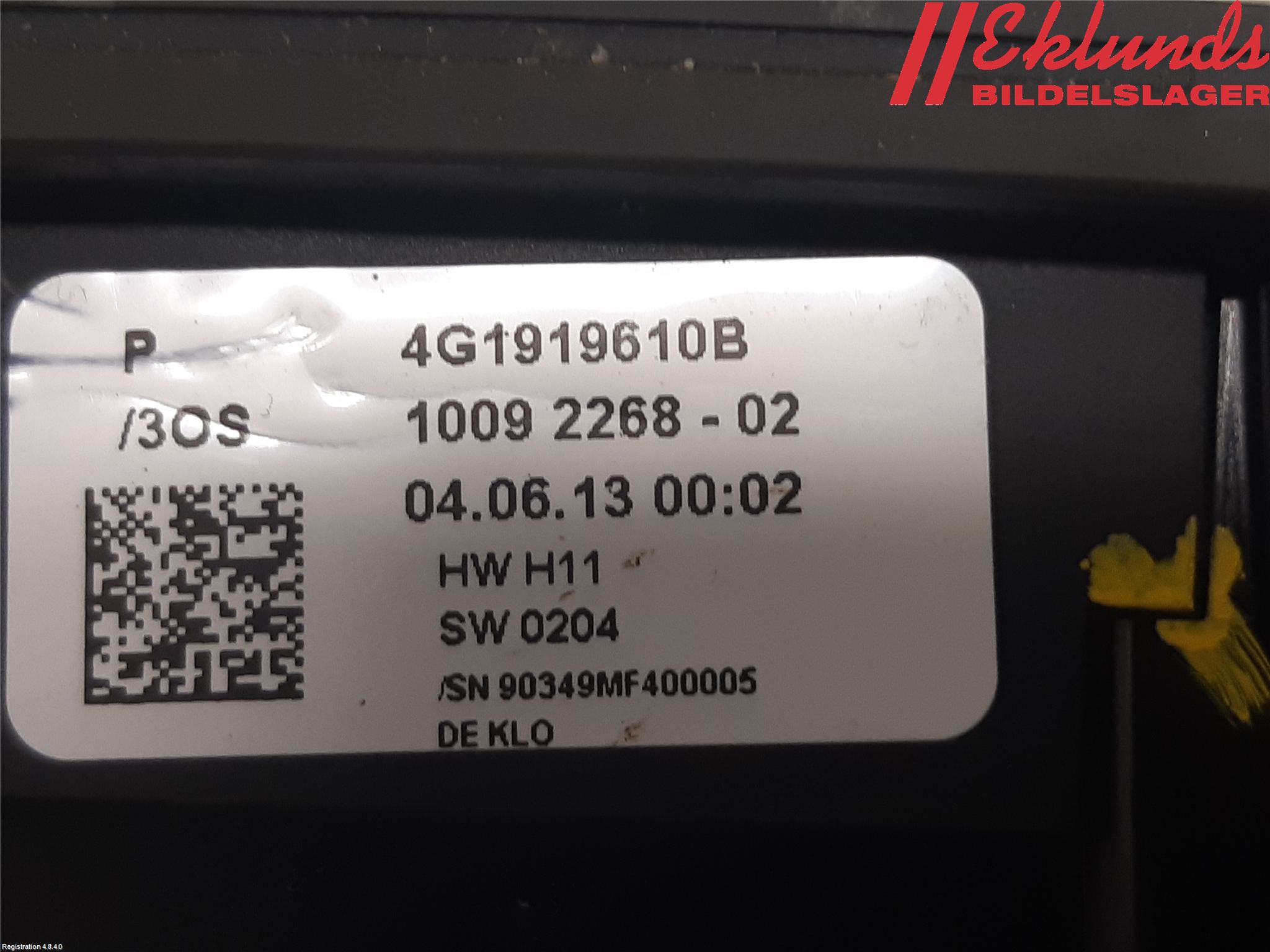 Audi A6/S6 4G 11-18 Strömställare Multifunktion