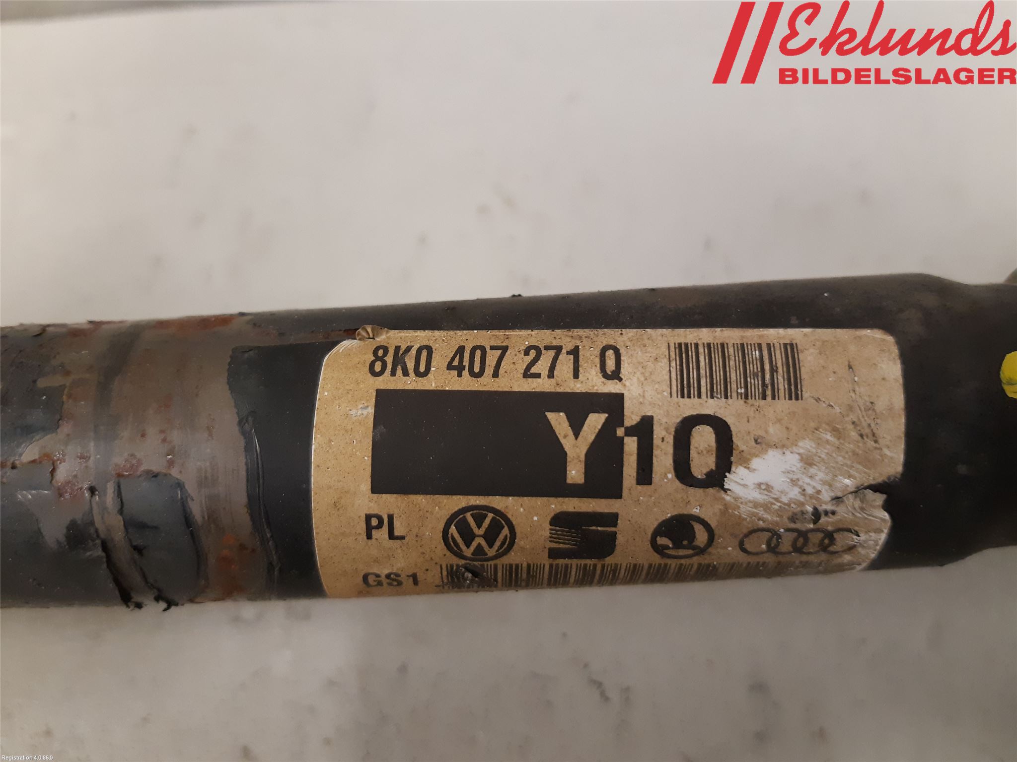 Audi A4/S4 08-11 Drivaxel Fram Höger