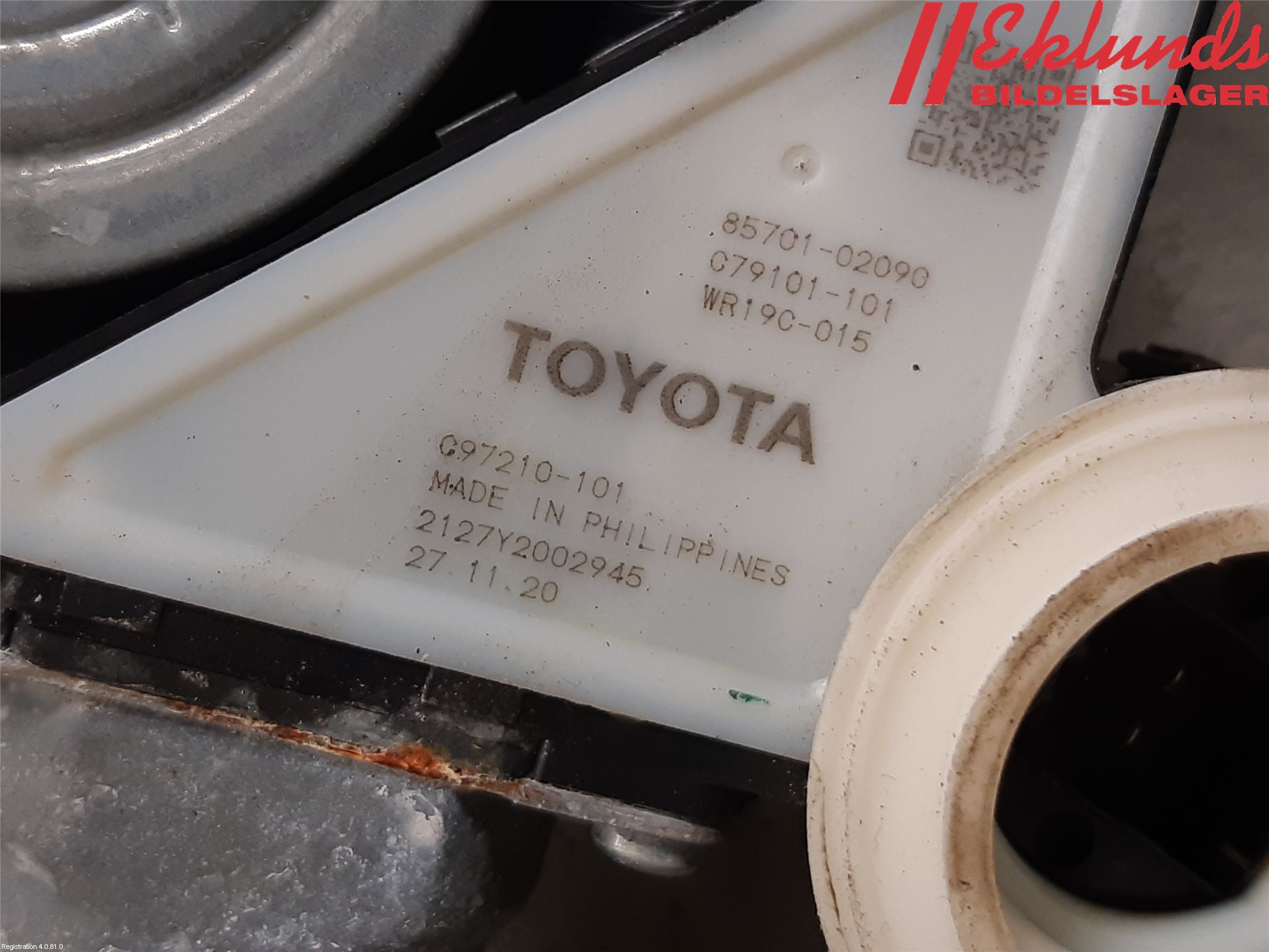 Toyota COROLLA 19- Fönsterhiss El Kompl