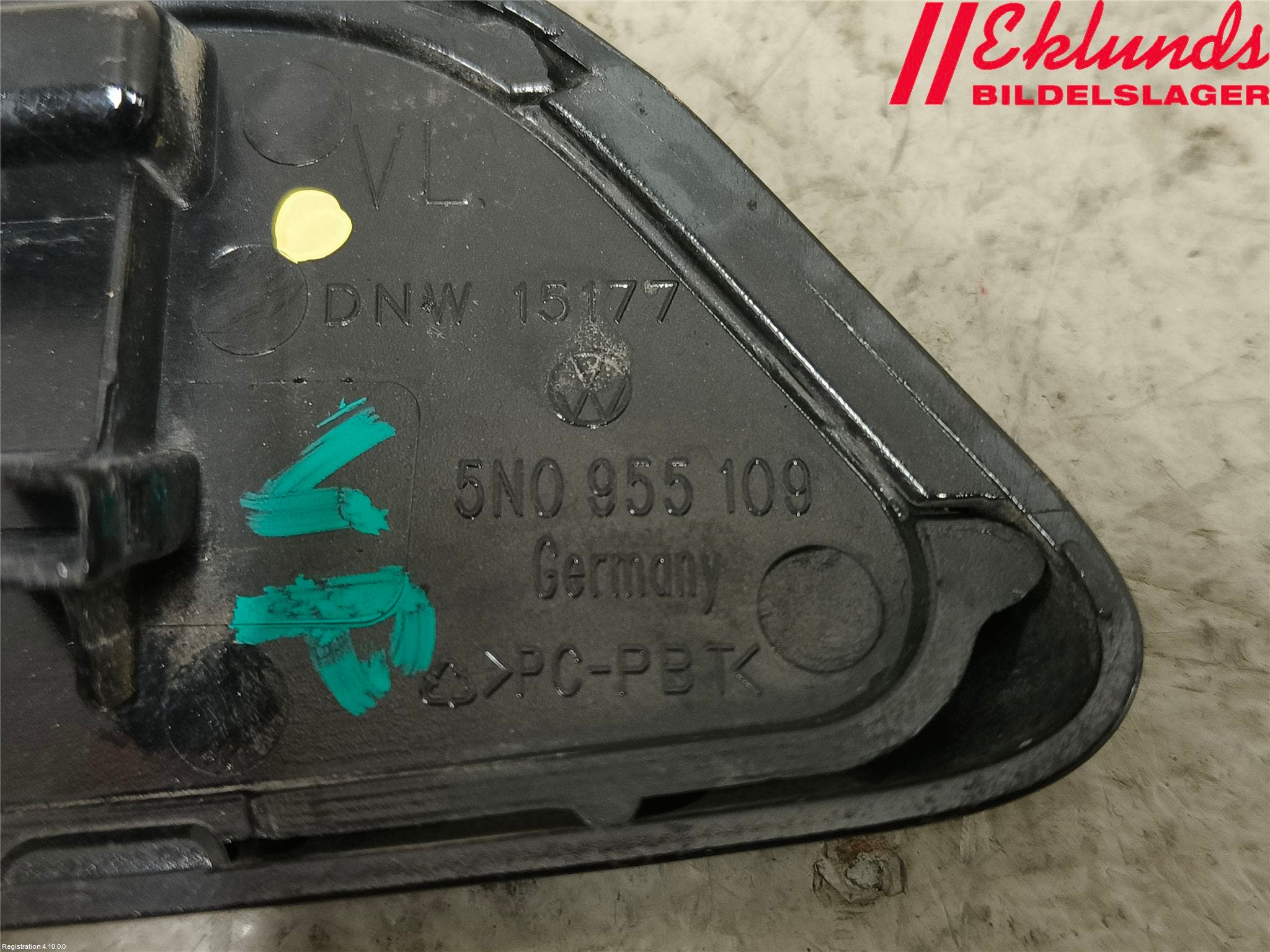 Volkswagen VW TIGUAN 07-16 Spolarmunstycke Strålkastare