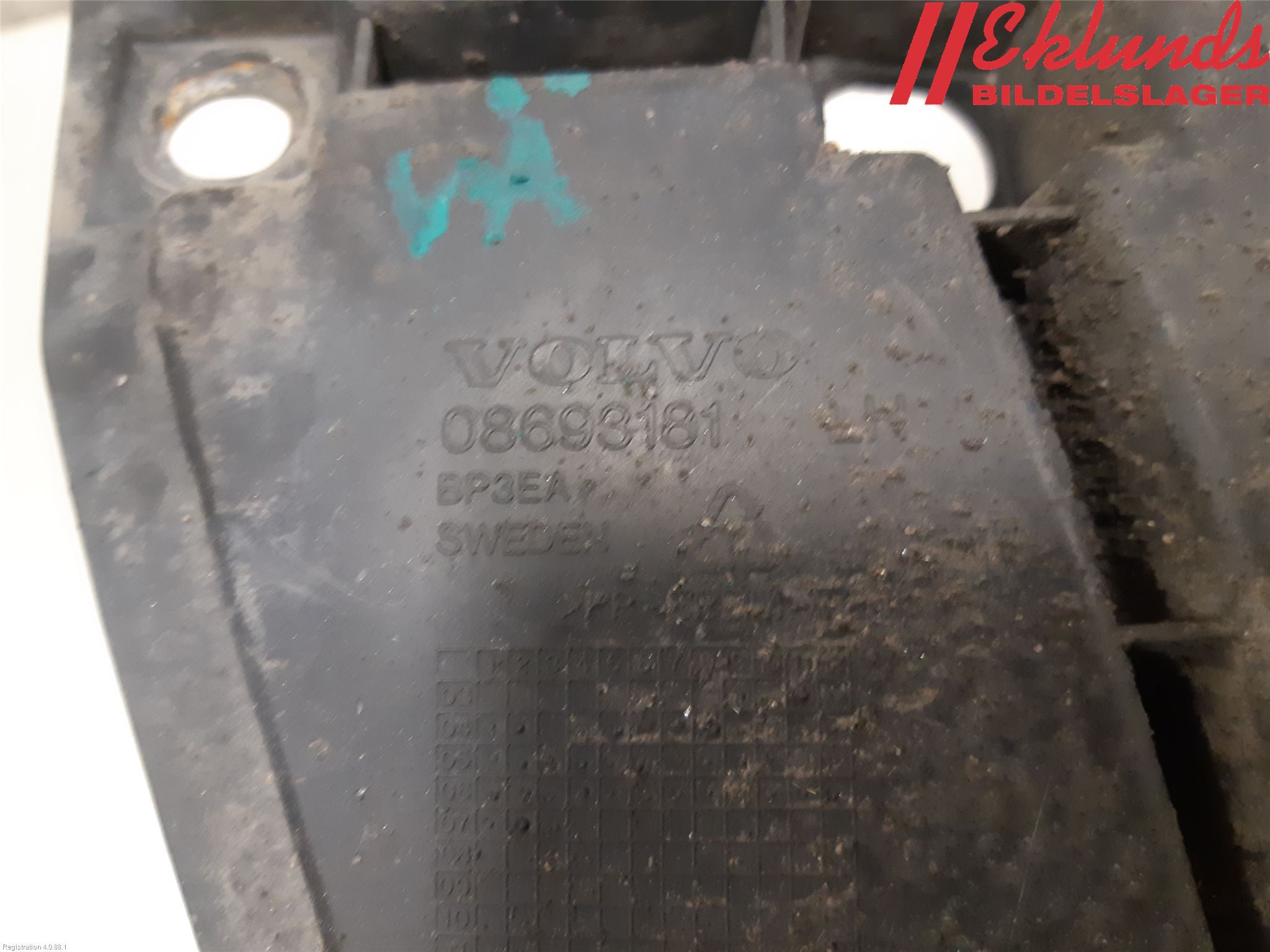 Volvo V70 05-08 Stötfångarfäste Fram Vä