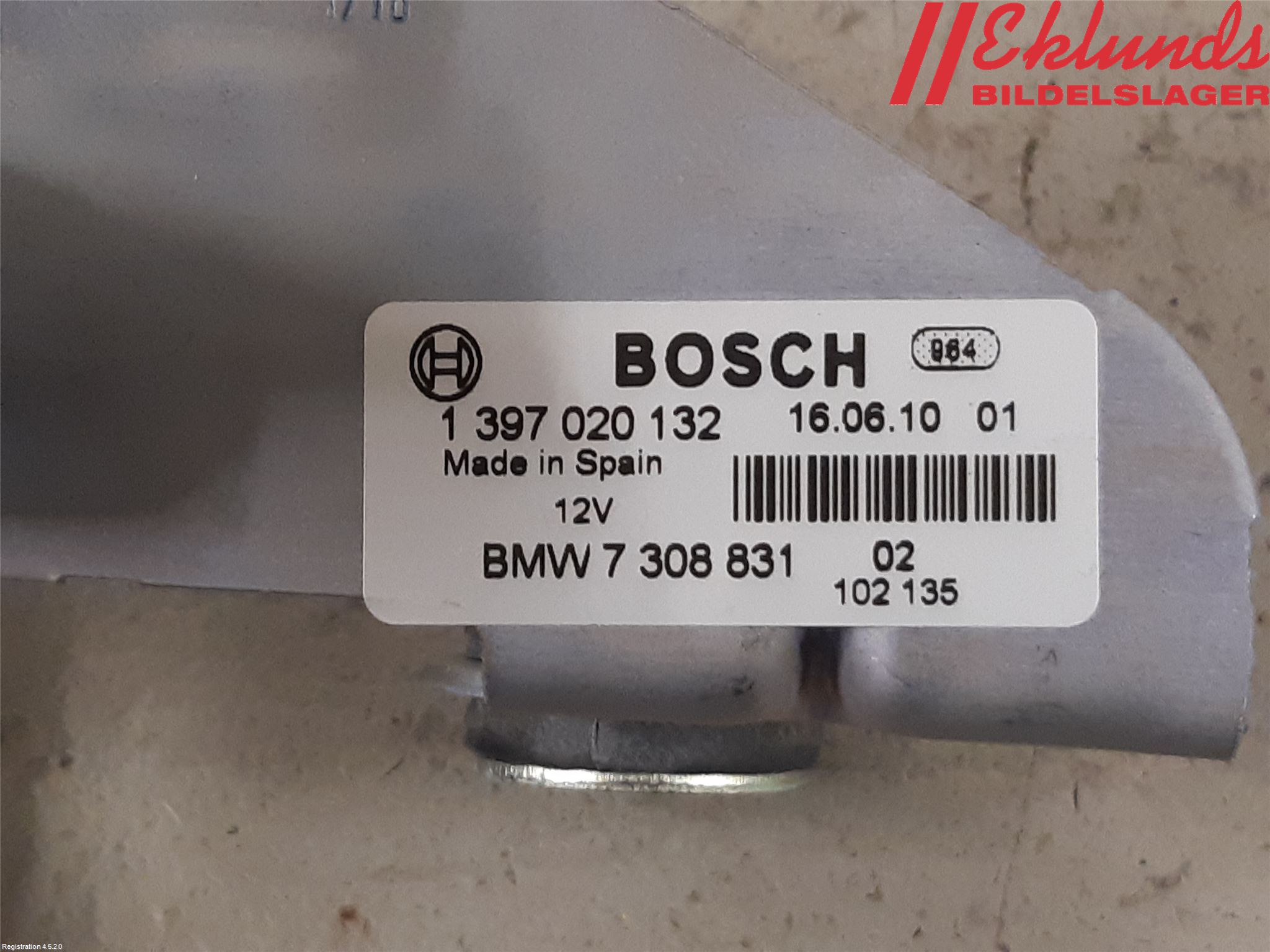 BMW 5 F10/F11/F18 09-17 Låskista Baklucka