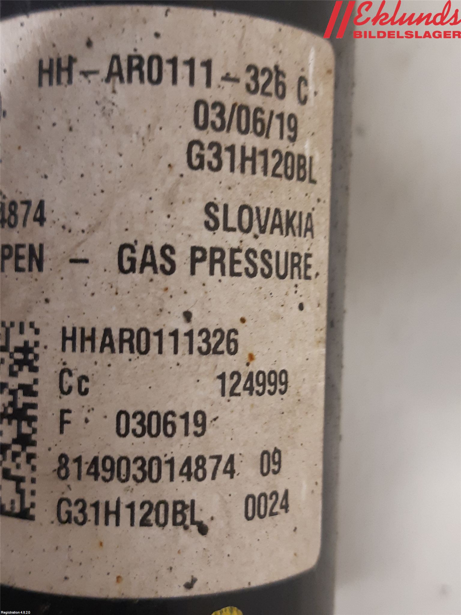 BMW 5 G30/G31/F90 17-23 Fjäderben Bak Vänster