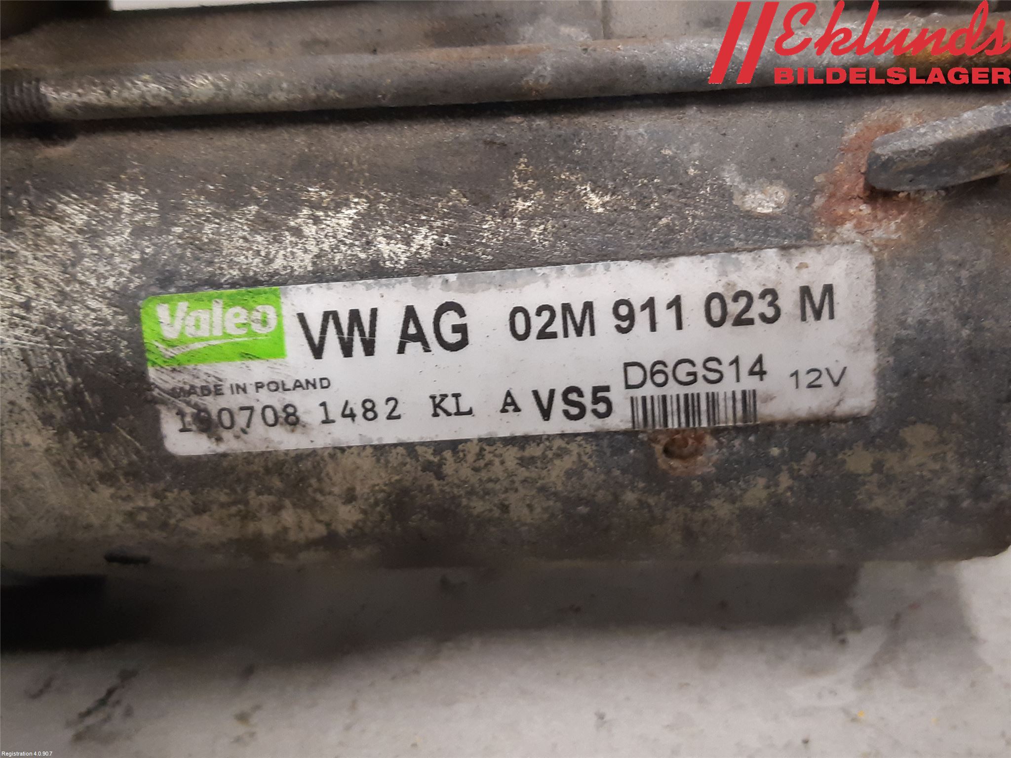 Volkswagen VW TIGUAN 07-16 Startmotor