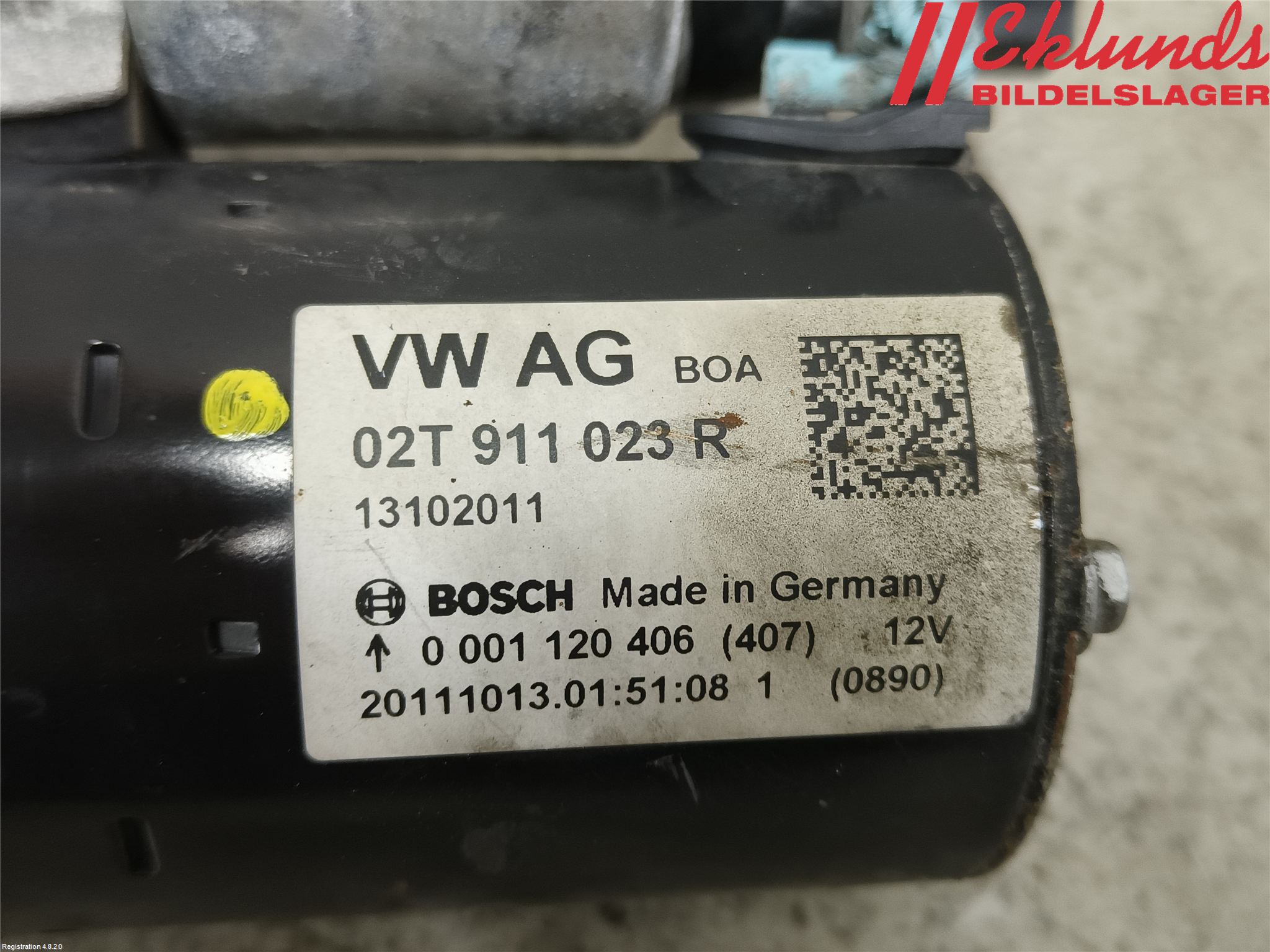 Volkswagen VW POLO 10-17 Startmotor