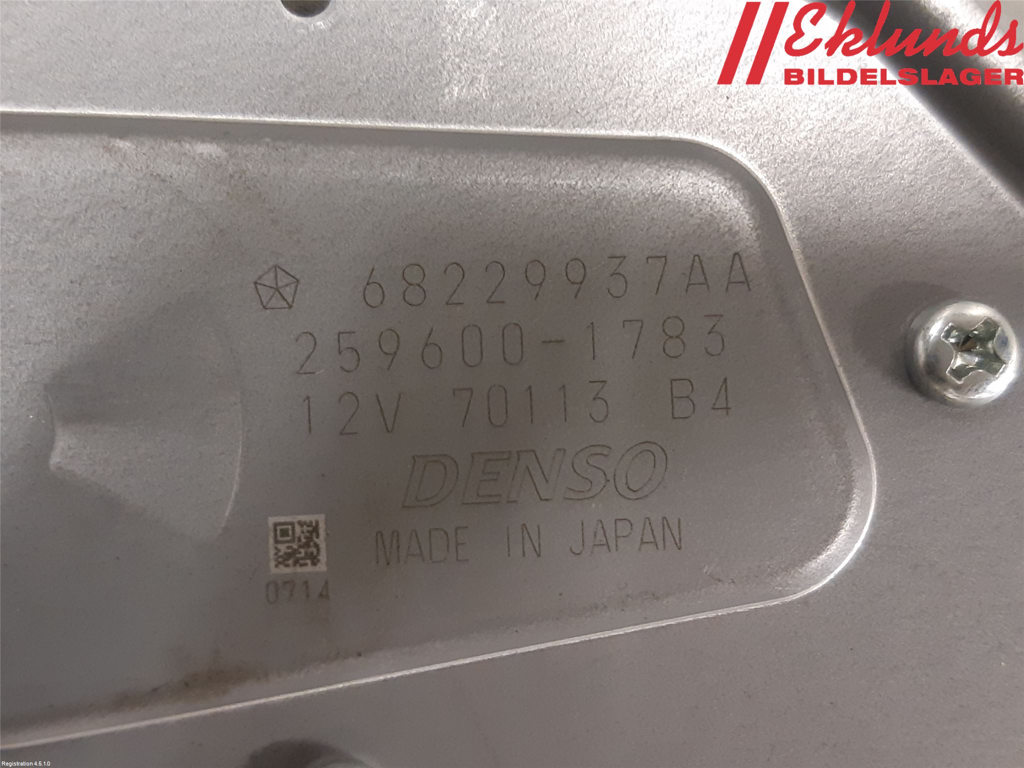 Dodge DURANGO Torkarmotor Baklucka