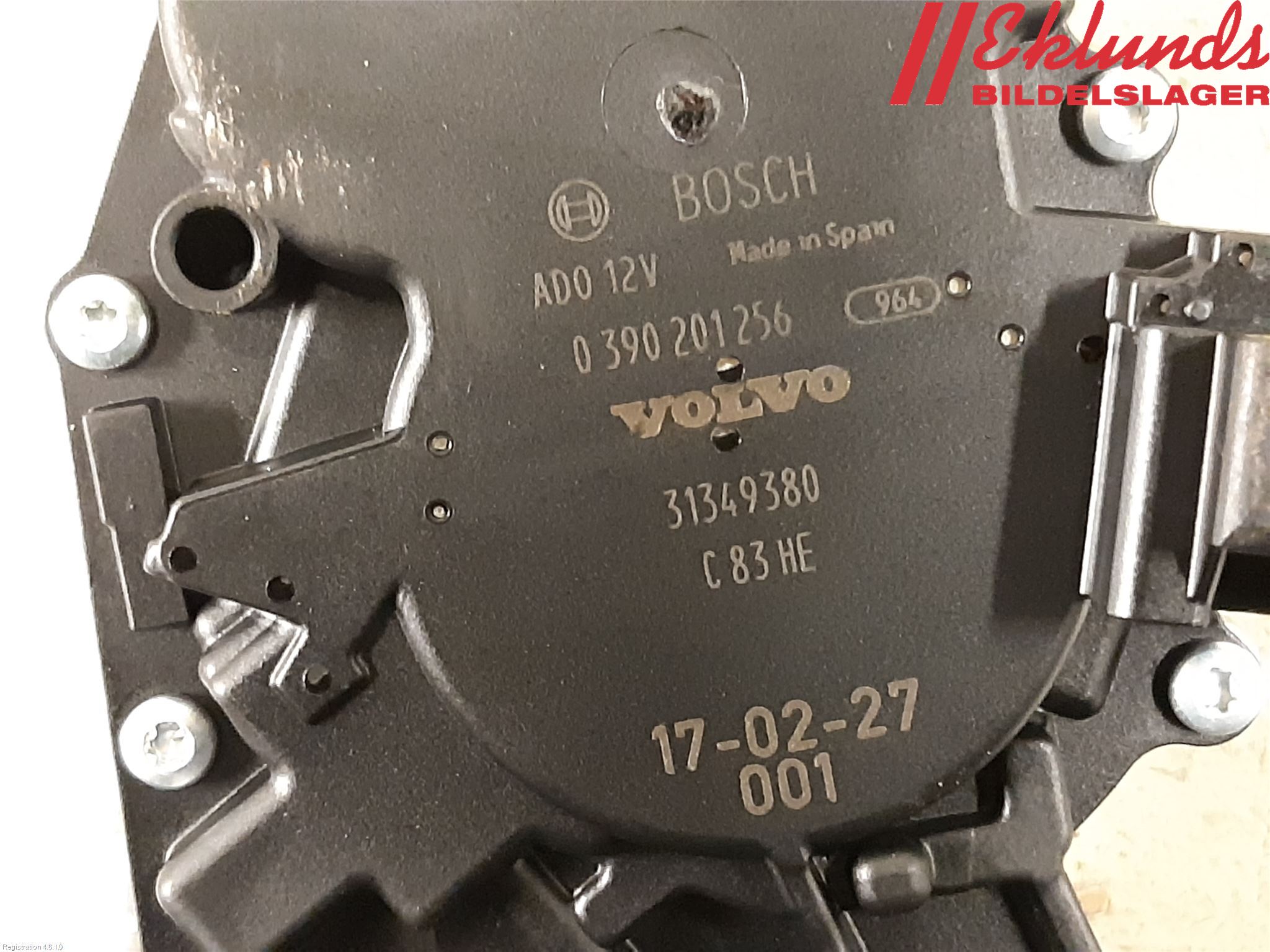 Volvo V90 17->> Torkarmotor Baklucka