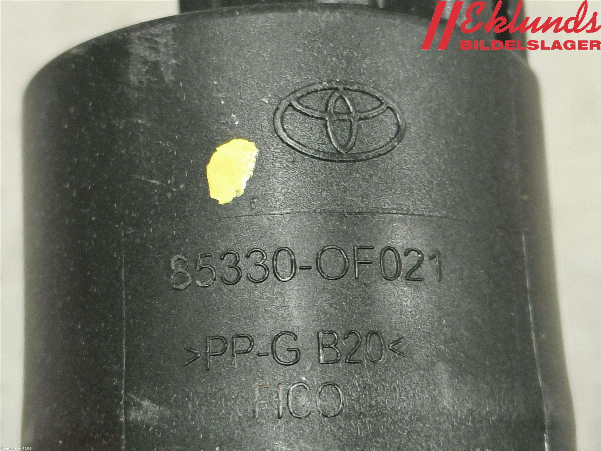 Toyota YARIS XP130 15-20 Spolarpump Baklucka