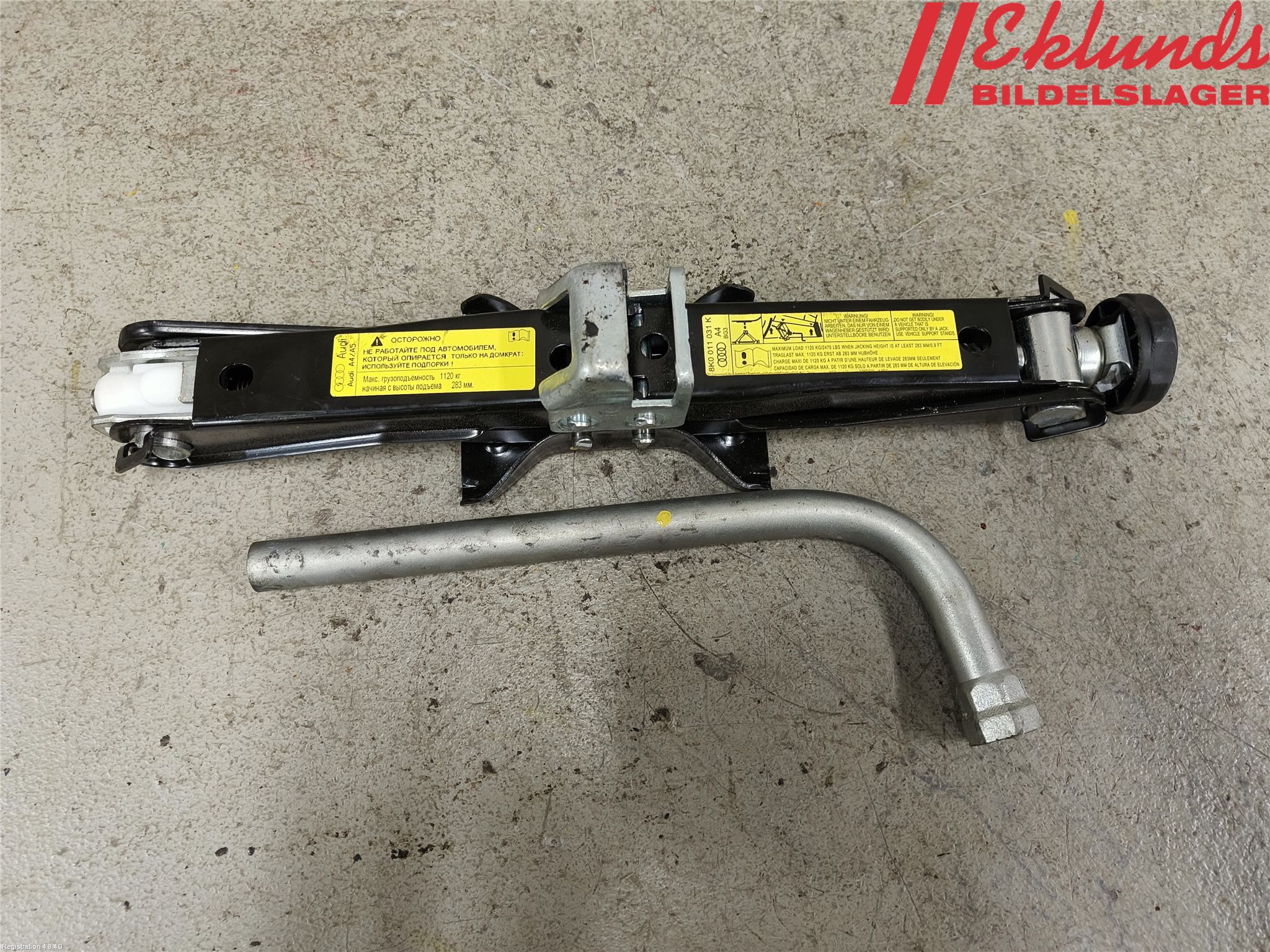 Audi A4 12-15 Domkraft