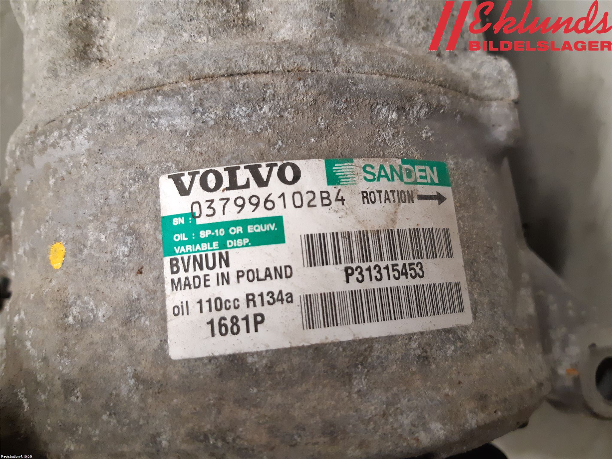 Volvo XC60 09-13 Ac Kompressor