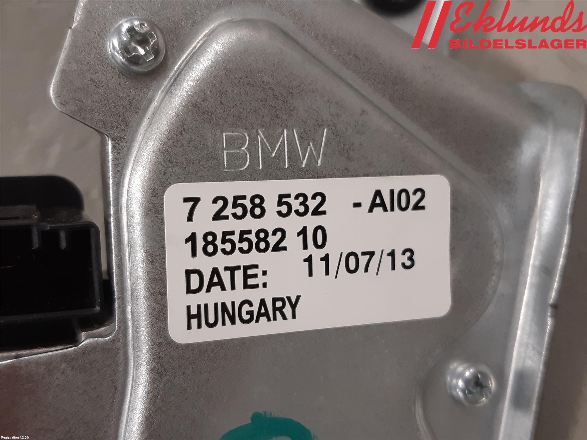 BMW 1 F20/F21 11-19 Torkarmotor Baklucka