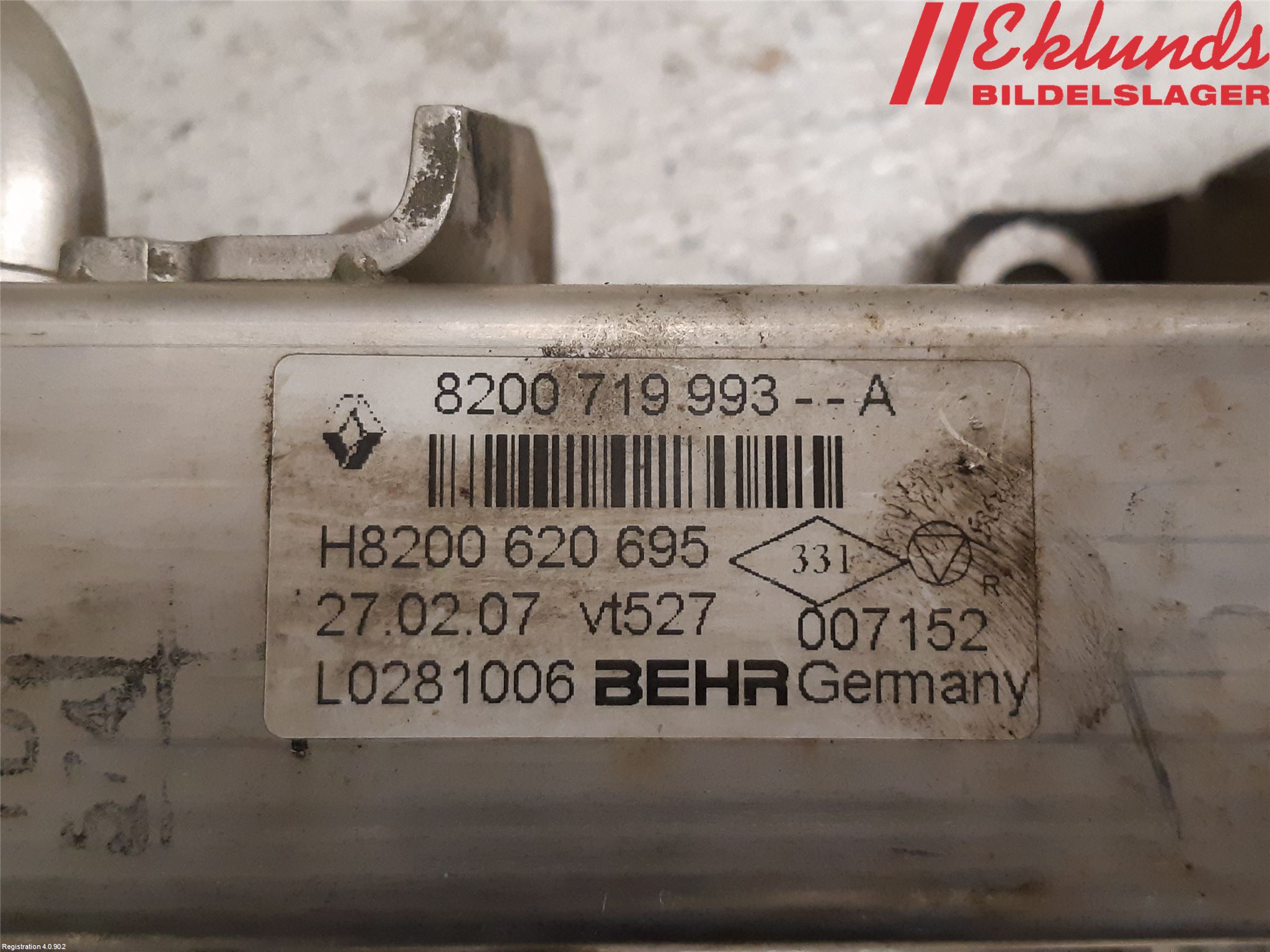 Nissan X-TRAIL 08-14 Avgaskylare
