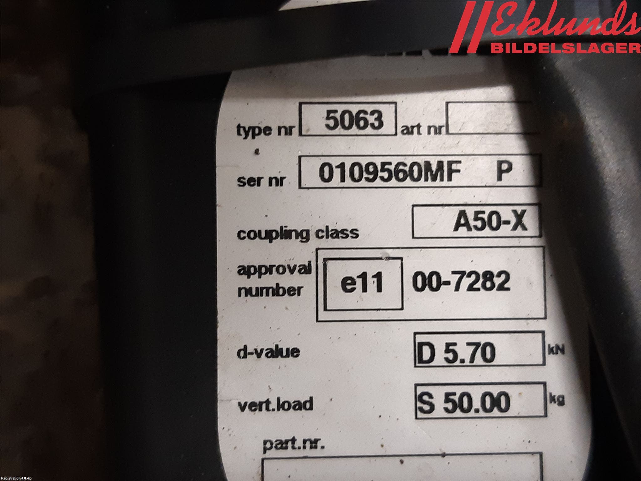 Ford FIESTA 09-12 Dragkrok