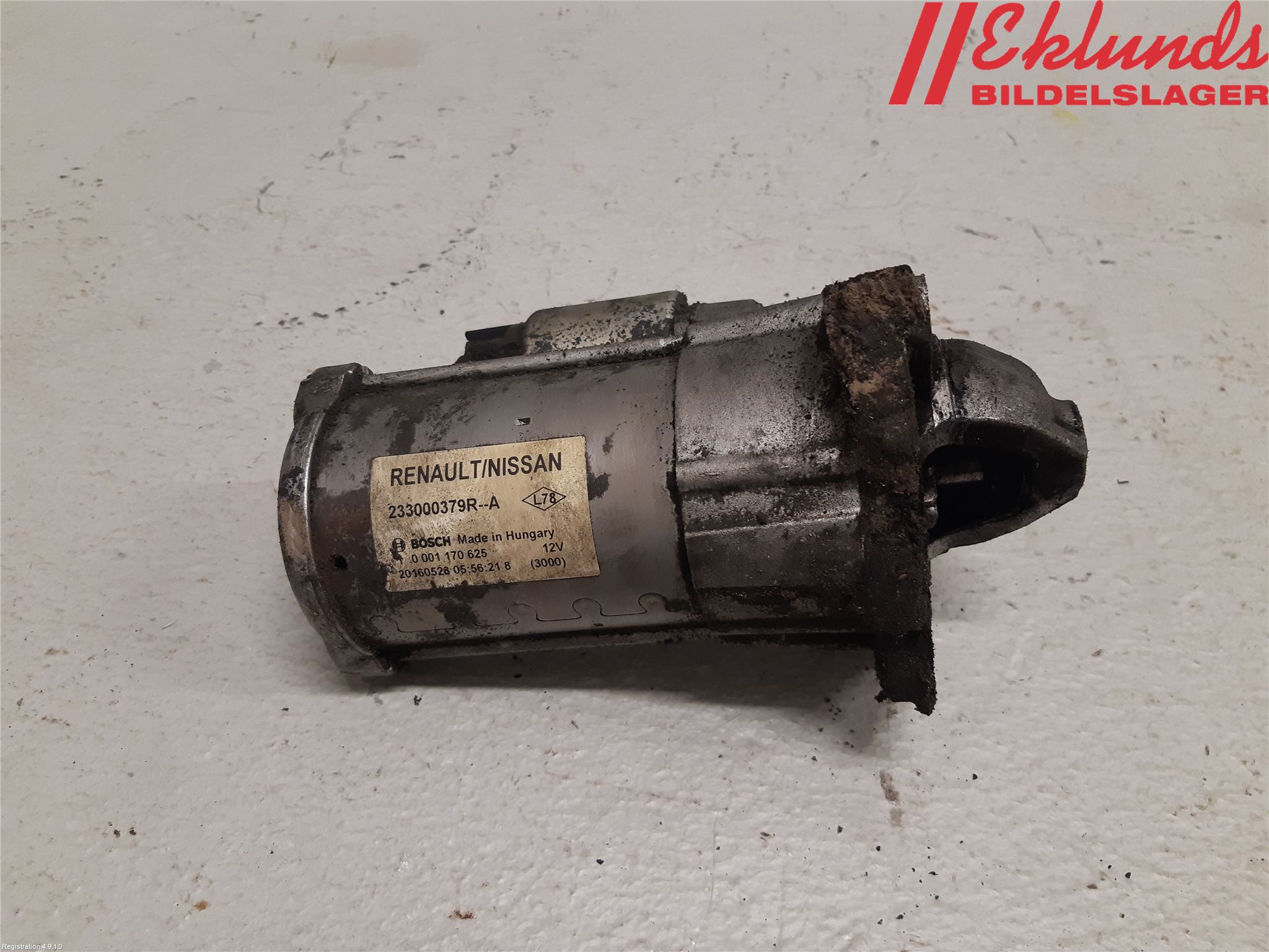 Nissan QASHQAI 14-17 Startmotor Diesel