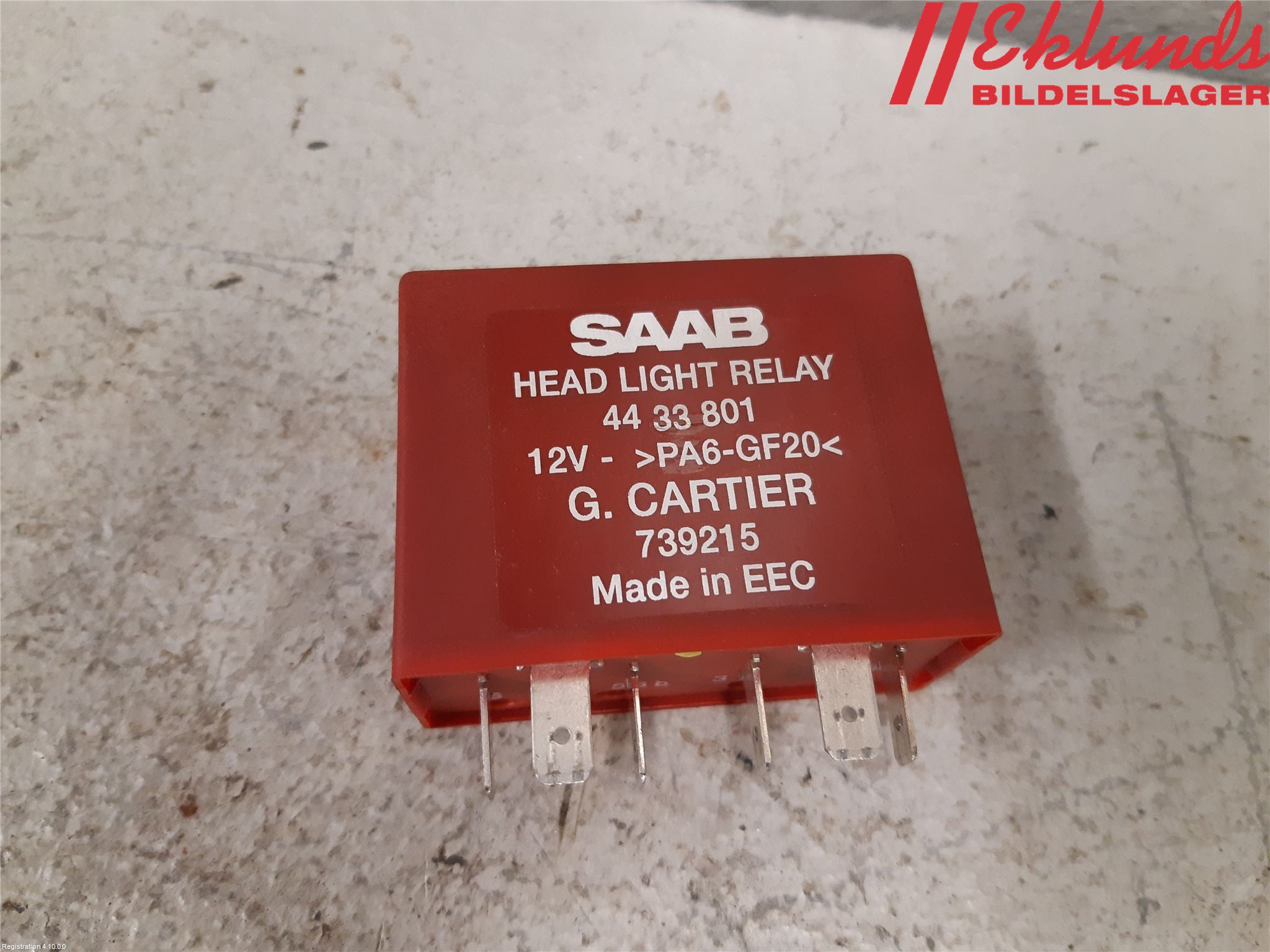 Saab 9000 CS    92-98 Relä Ljus