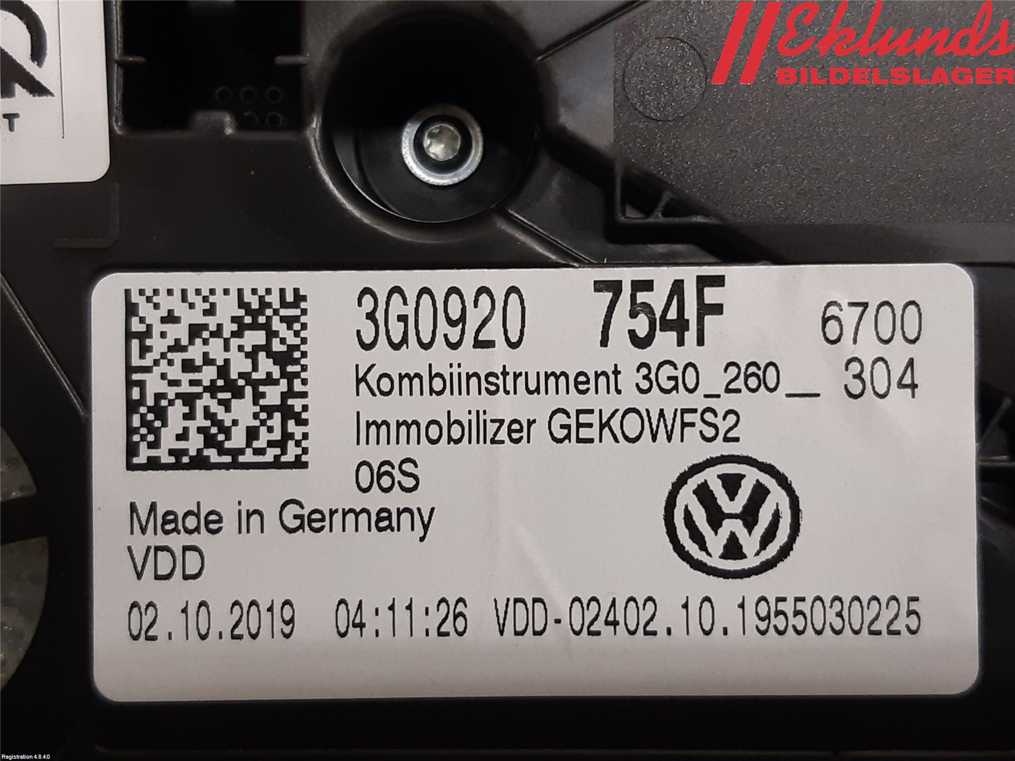 Volkswagen VW PASSAT 20-24 Instrument Komb