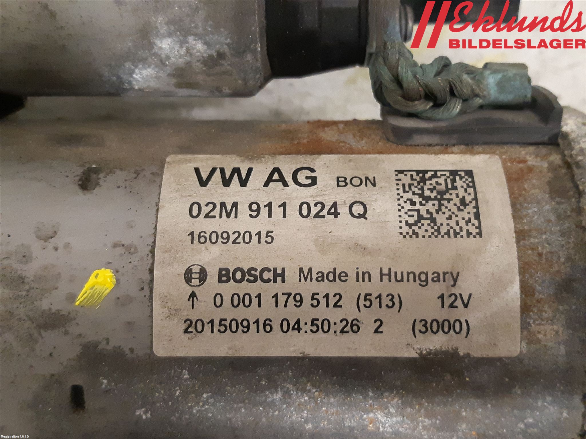 Skoda FABIA 15-21 Startmotor