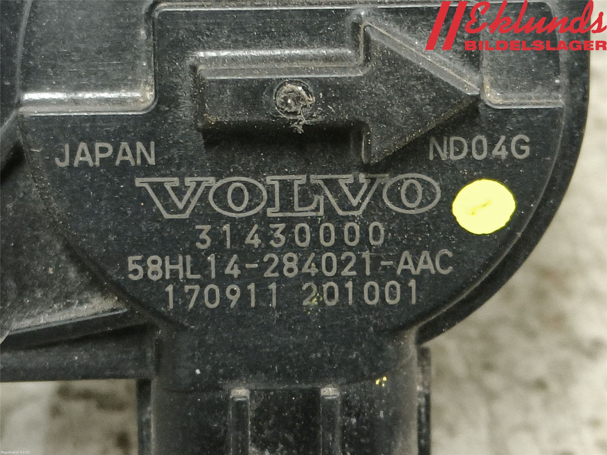 Volvo V40 12-19 Injluftmängdmätare