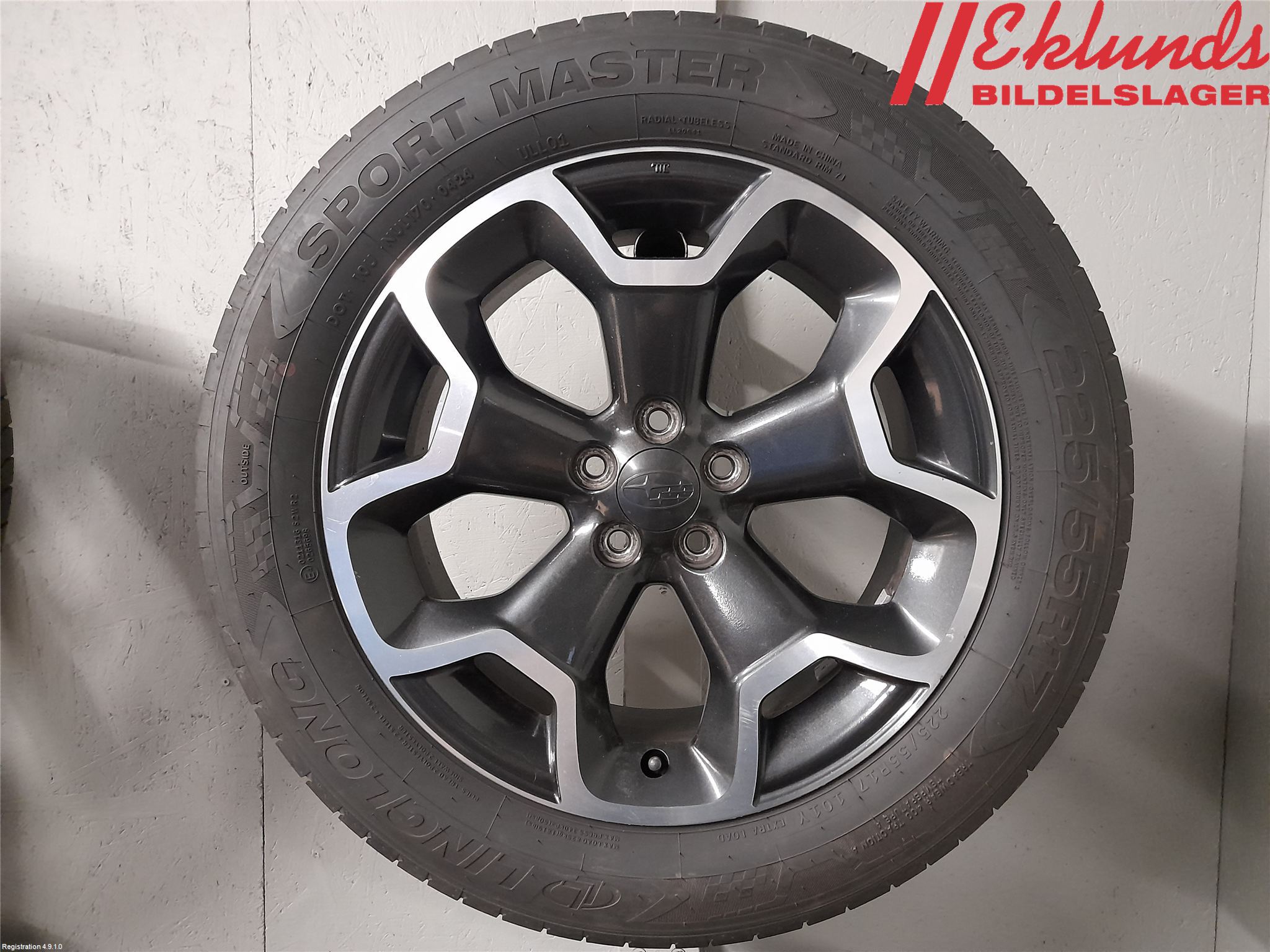 Subaru XV 12-17 Sommardäck Alumfälg 4St