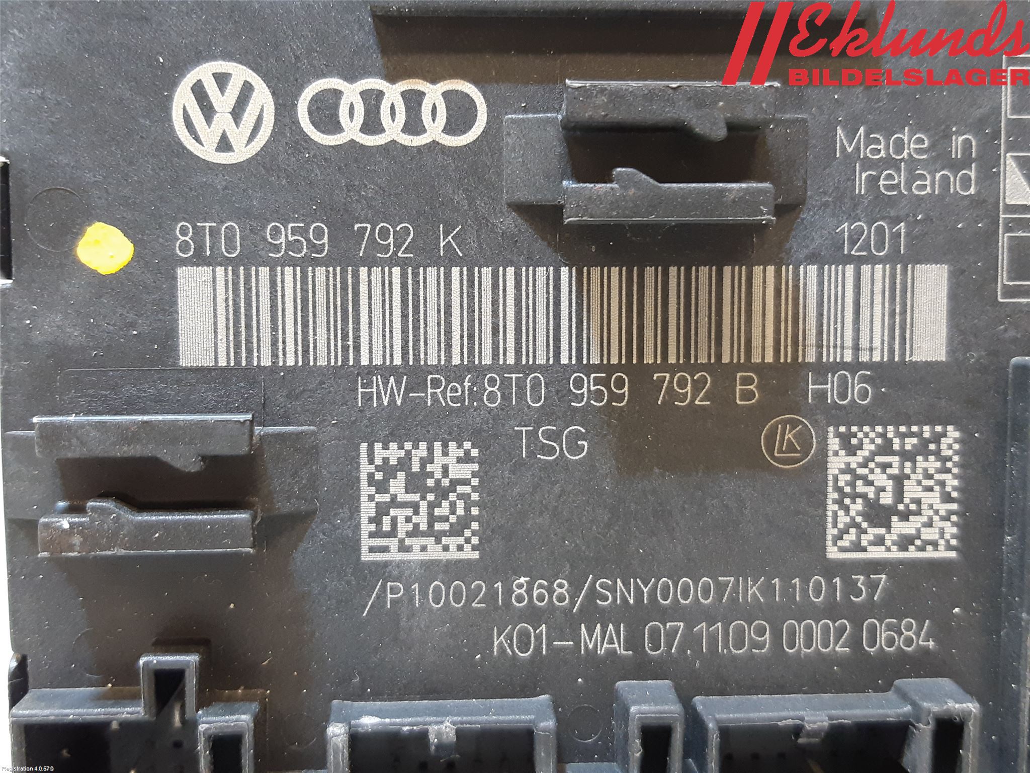 Audi A5 07-16 Styrenhet Dörr