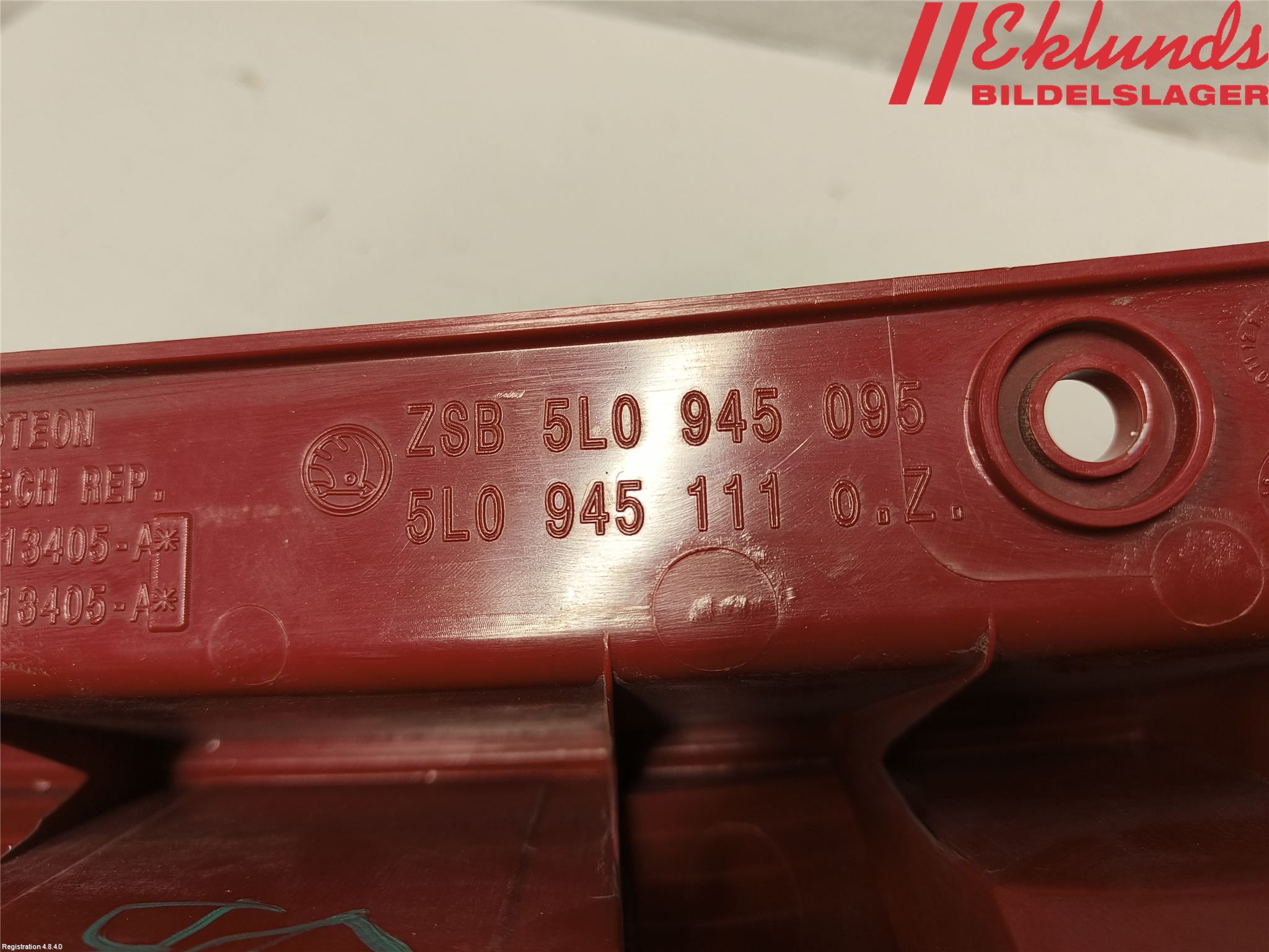 Skoda YETI Bakljus Vänster