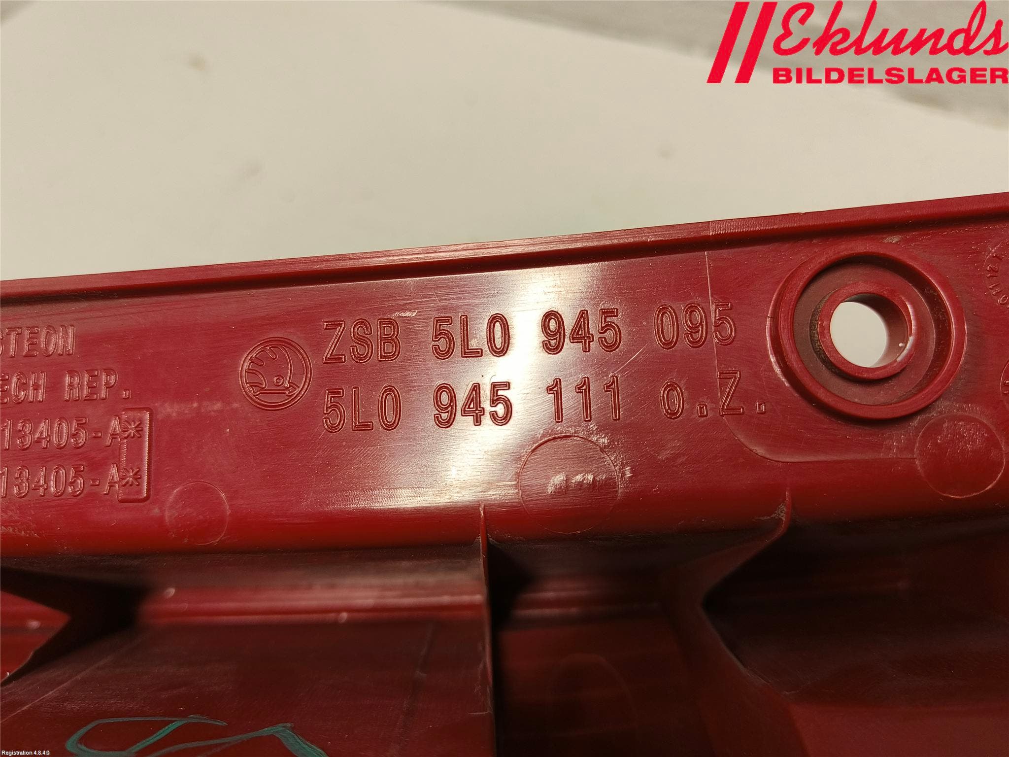 Skoda YETI Bakljus Vänster