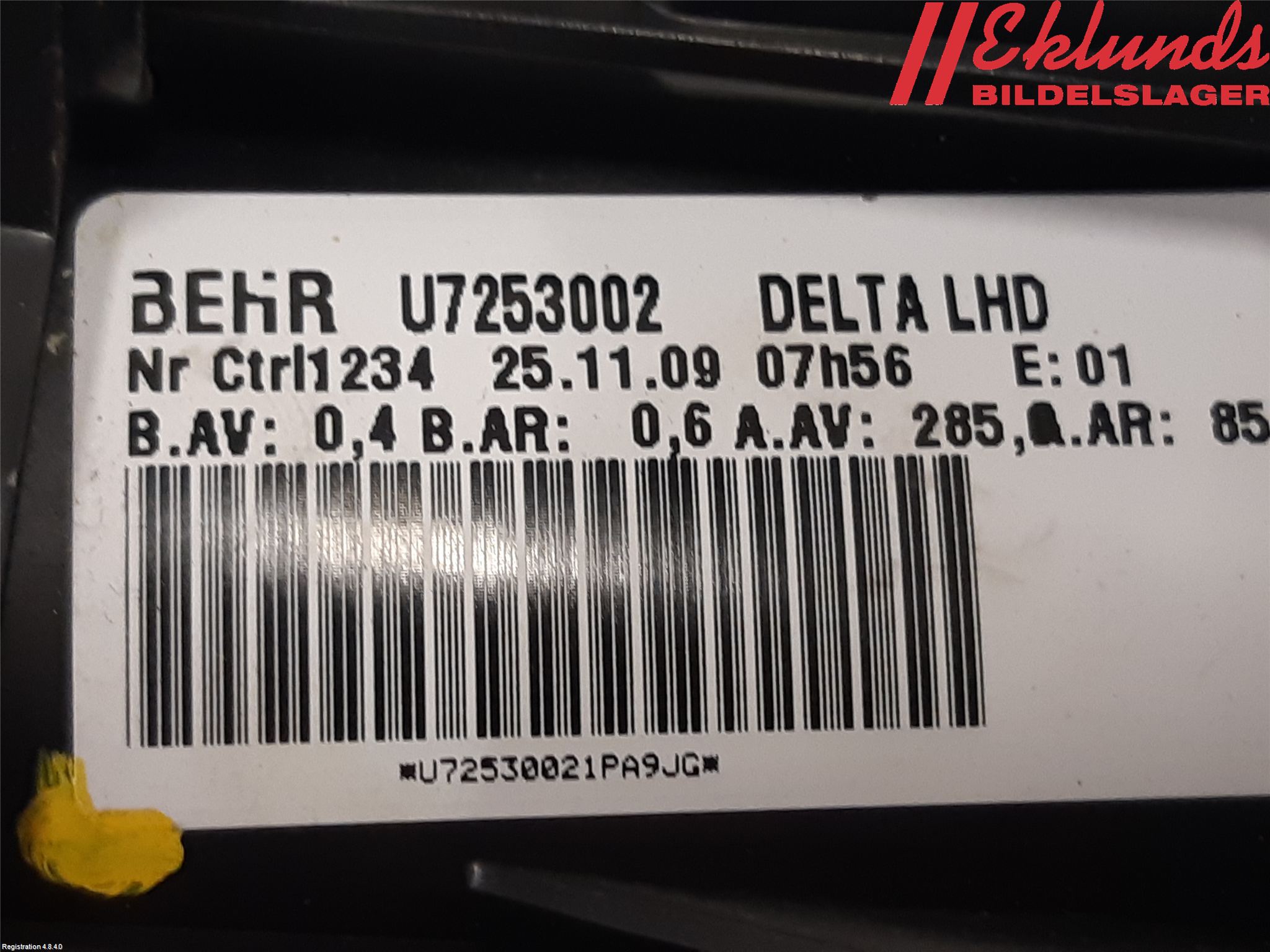 Opel ASTRA J 10-15 Värmefläkt