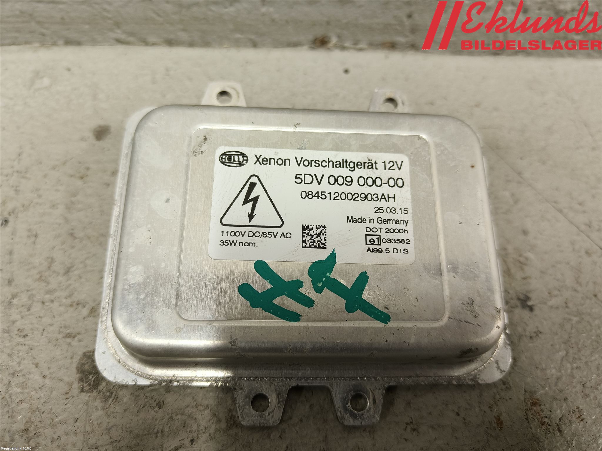 Kia SPORTAGE (SL) 11-15 Styrenhet Strålkastare